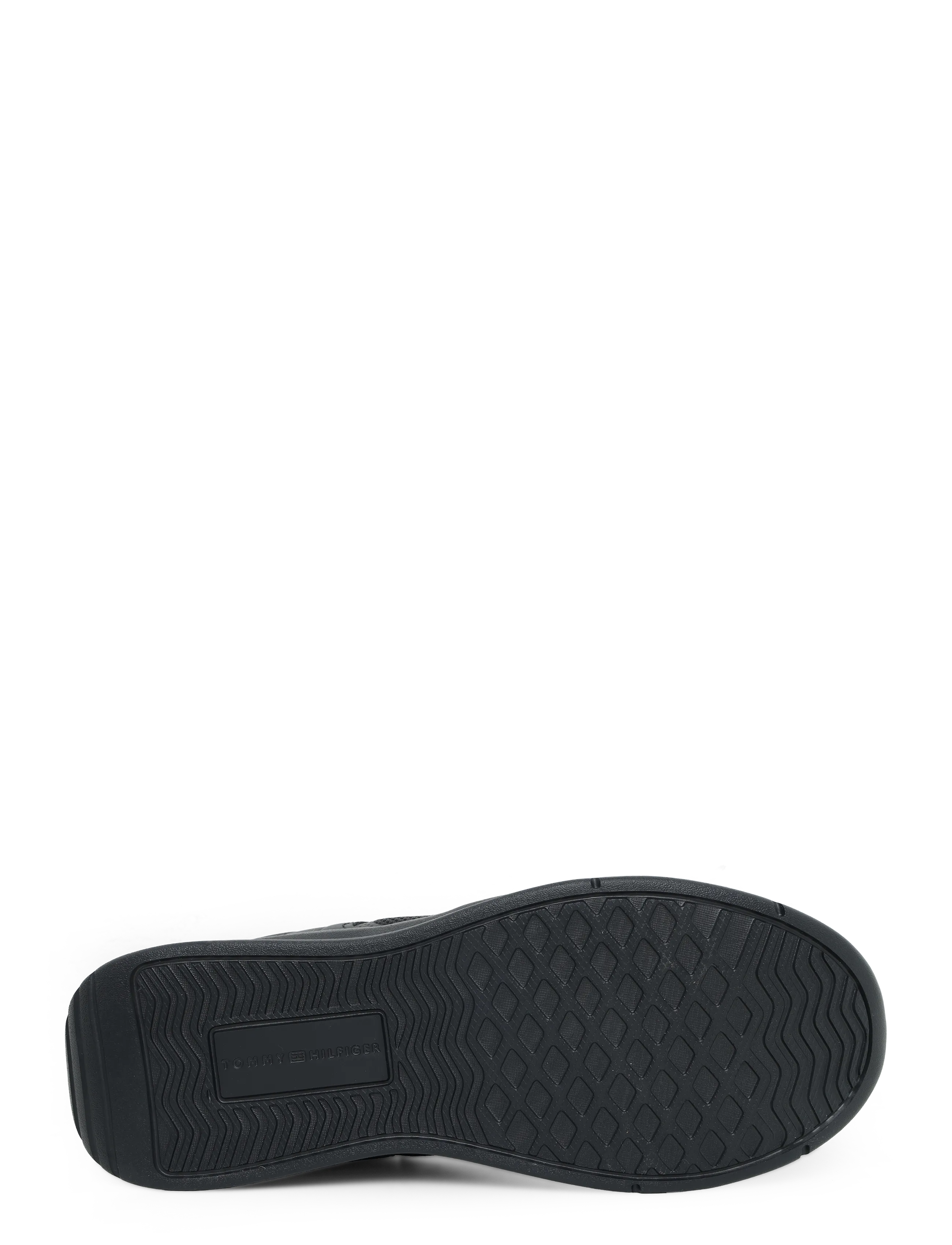 Tommy Hilfiger - LIGHTWEIGHT RUNNER MONOCOLOR - låga sneakers - black - 4