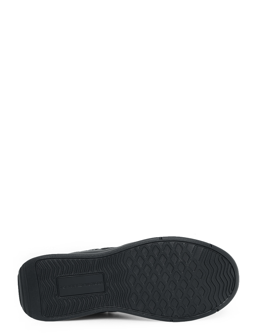 Tommy Hilfiger - LIGHTWEIGHT RUNNER MONOCOLOR - lave sneakers - black - 4