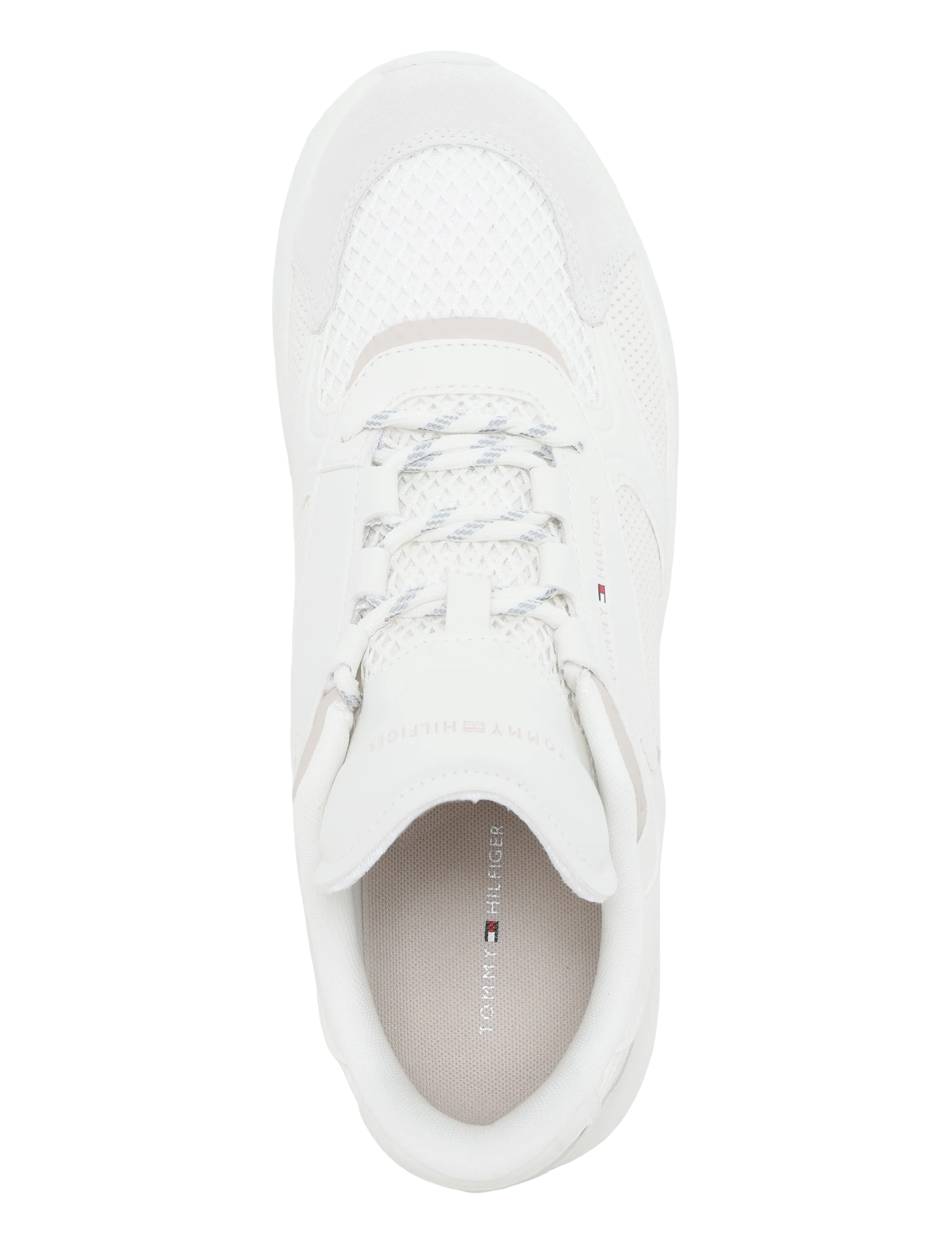 Tommy Hilfiger - LIGHTWEIGHT RUNNER MONOCOLOR - lave sneakers - ecru - 3
