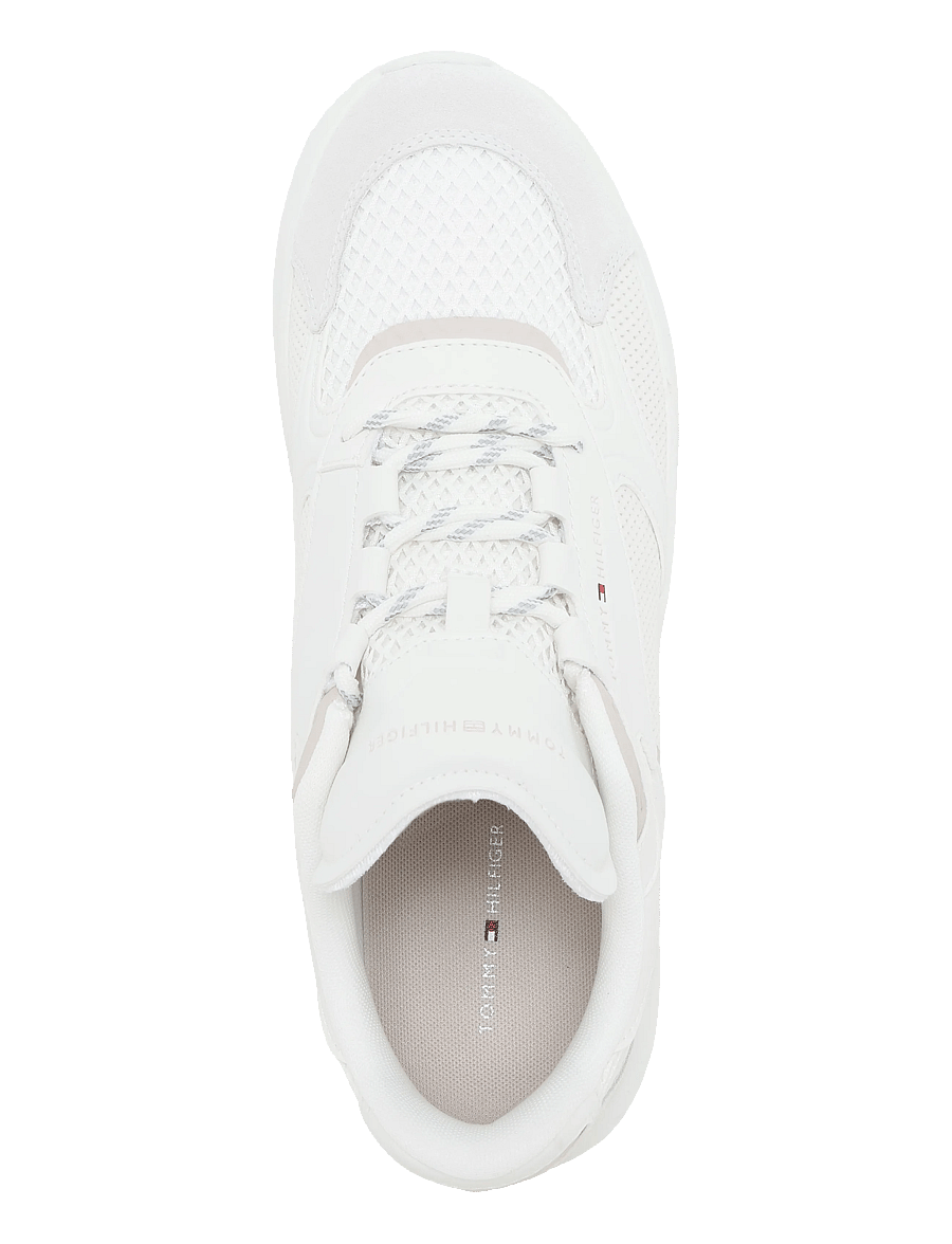 Tommy Hilfiger - LIGHTWEIGHT RUNNER MONOCOLOR - lave sneakers - ecru - 3