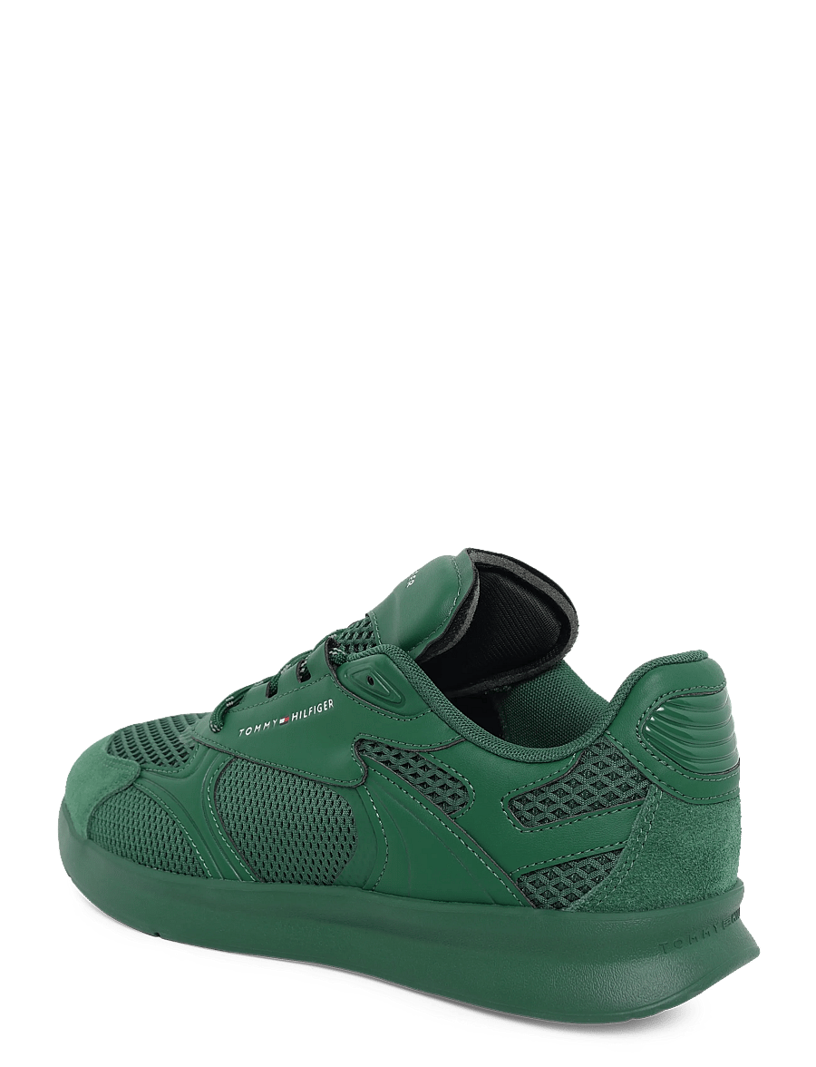 Tommy Hilfiger - LIGHTWEIGHT RUNNER MONOCOLOR - lave sneakers - street green - 1