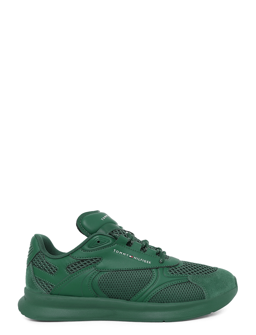 Tommy Hilfiger - LIGHTWEIGHT RUNNER MONOCOLOR - lave sneakers - street green - 2
