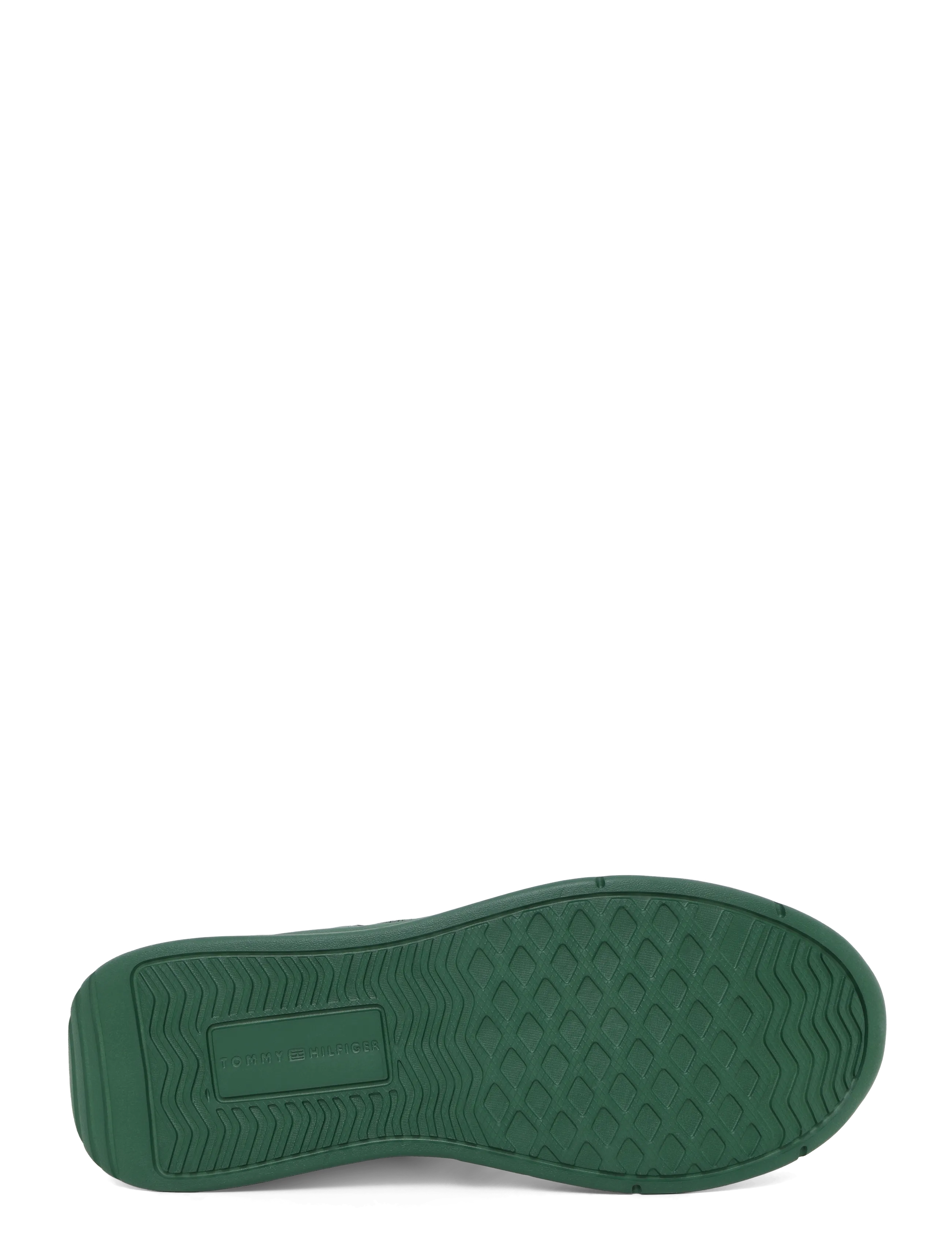 Tommy Hilfiger - LIGHTWEIGHT RUNNER MONOCOLOR - lave sneakers - street green - 4