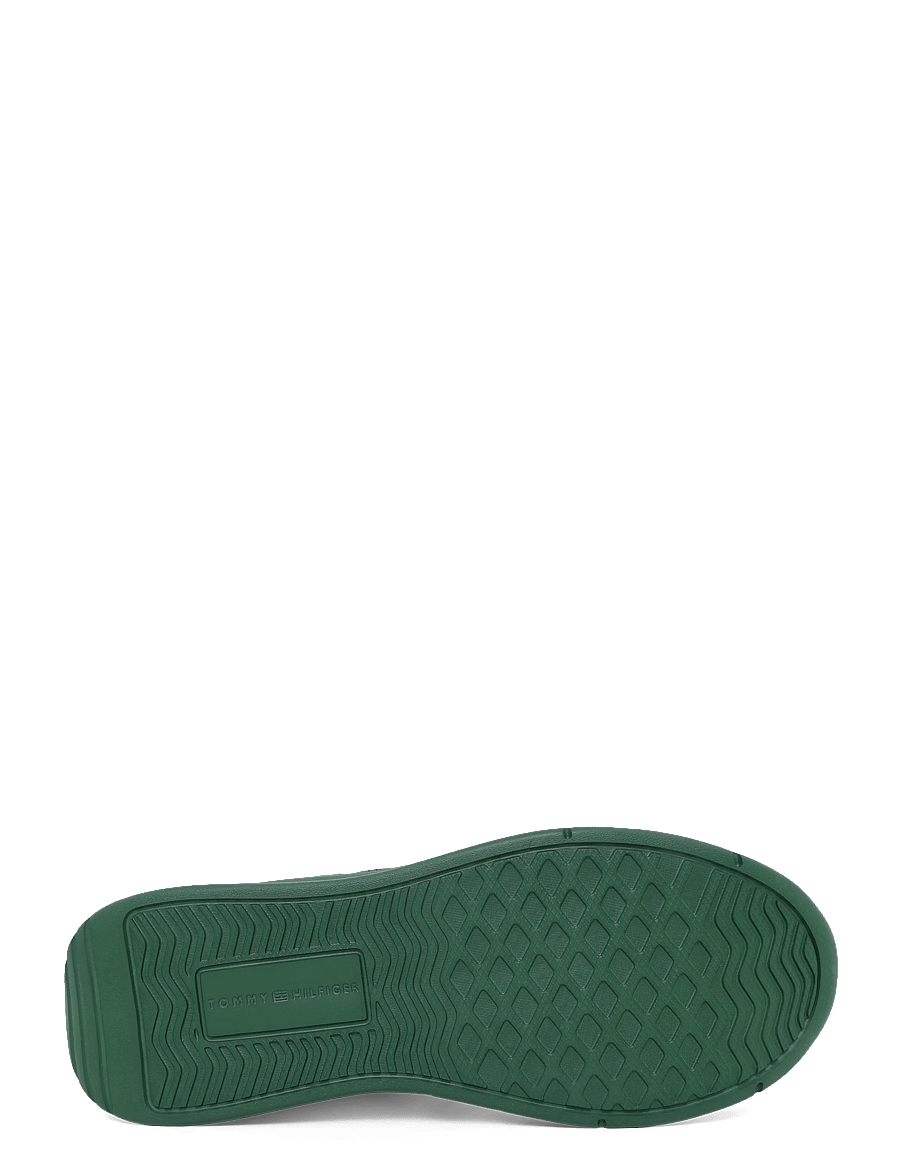 Tommy Hilfiger - LIGHTWEIGHT RUNNER MONOCOLOR - lave sneakers - street green - 4