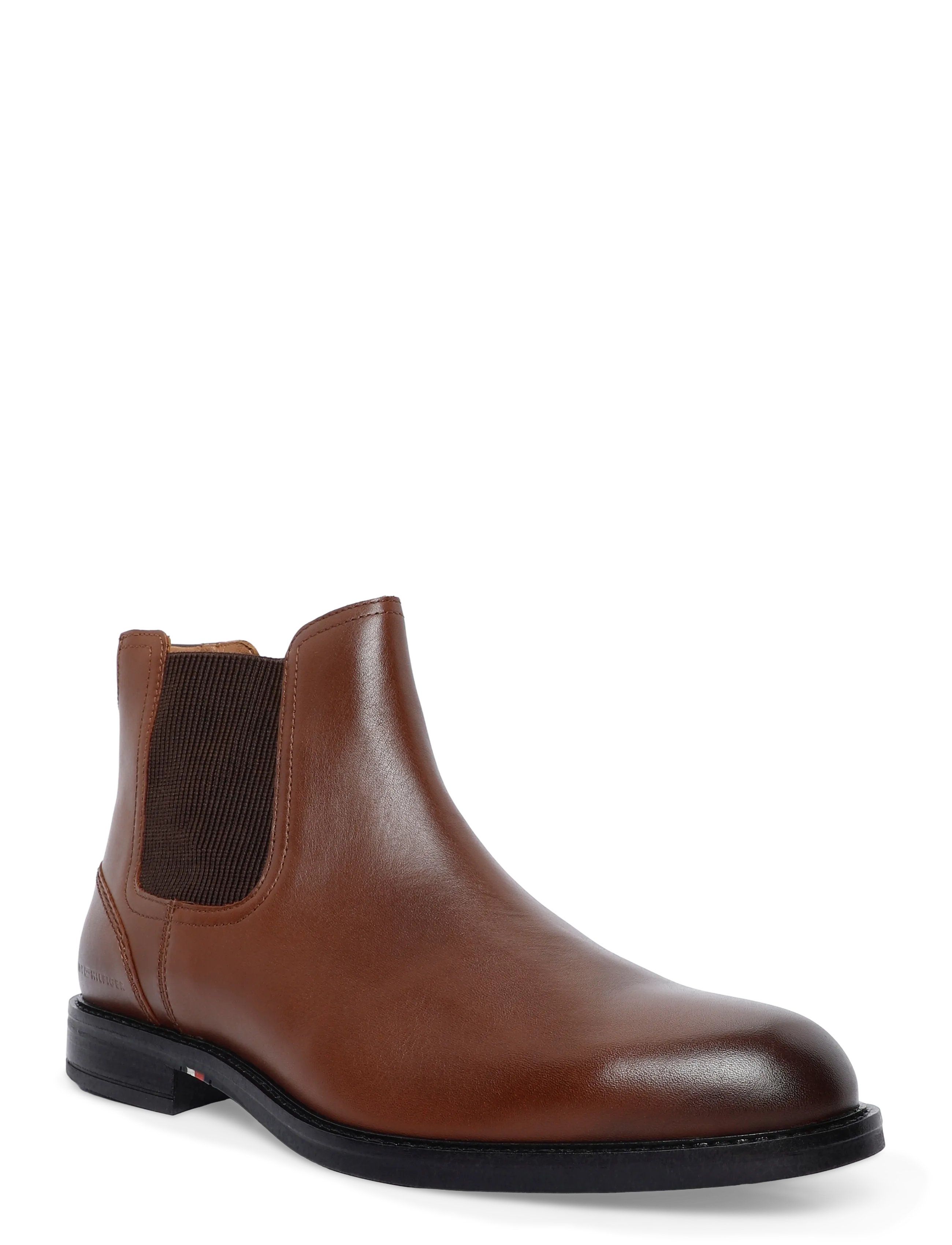 Tommy Hilfiger CORPORATE DRESSY LTH CHELSEA - Chelsea Boots - WINTER COGNAC / brown