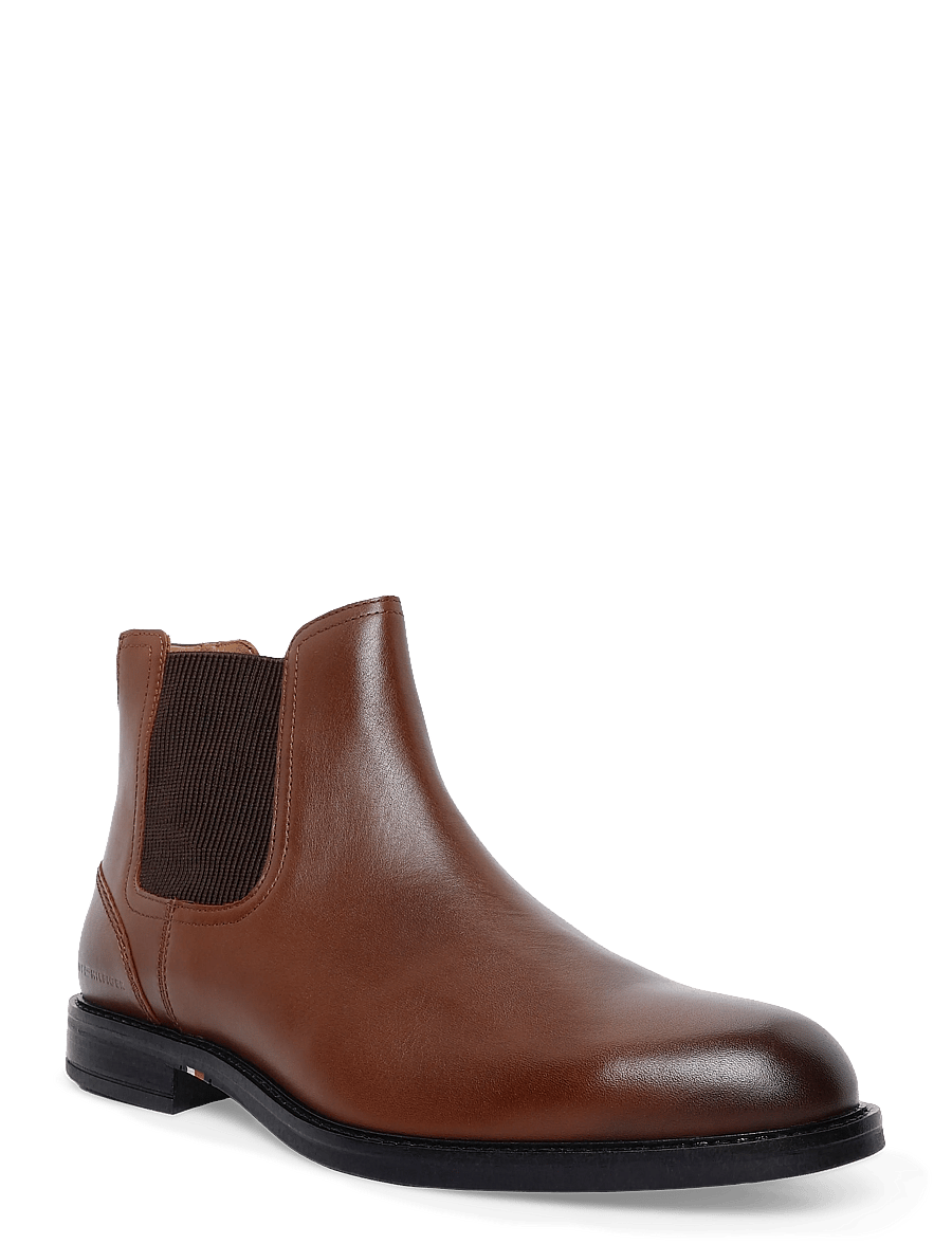 Tommy Hilfiger - CORPORATE DRESSY LTH CHELSEA - chelsea boots - winter cognac - 0