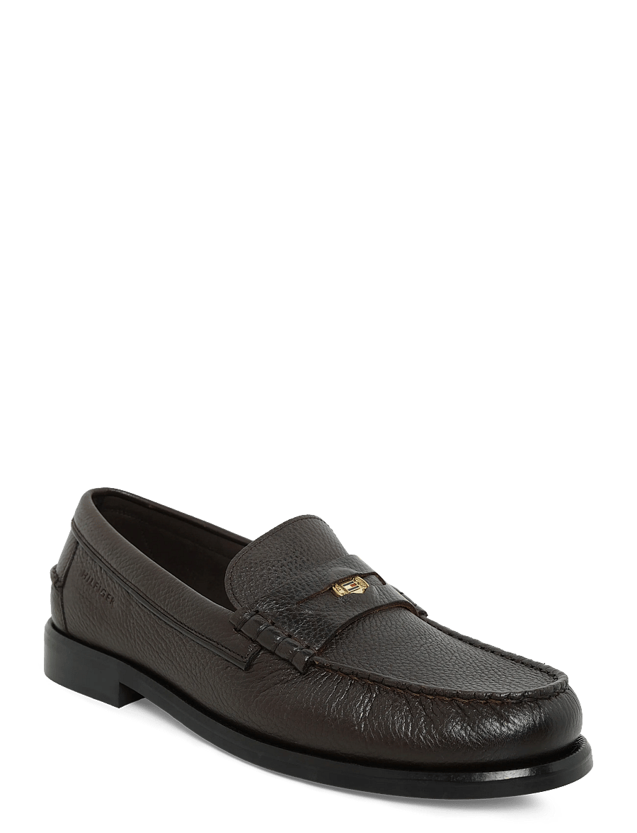 Tommy Hilfiger - HILFIGER TUMBLE LTH PENNY LOAFER - shop efter anledning - cocoa - 0