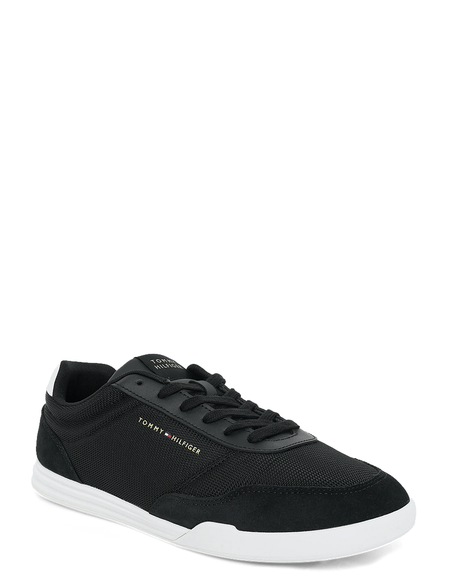Tommy Hilfiger - LO PRO CUPSOLE NYLON SUEDE MIX - lave sneakers - black - 0