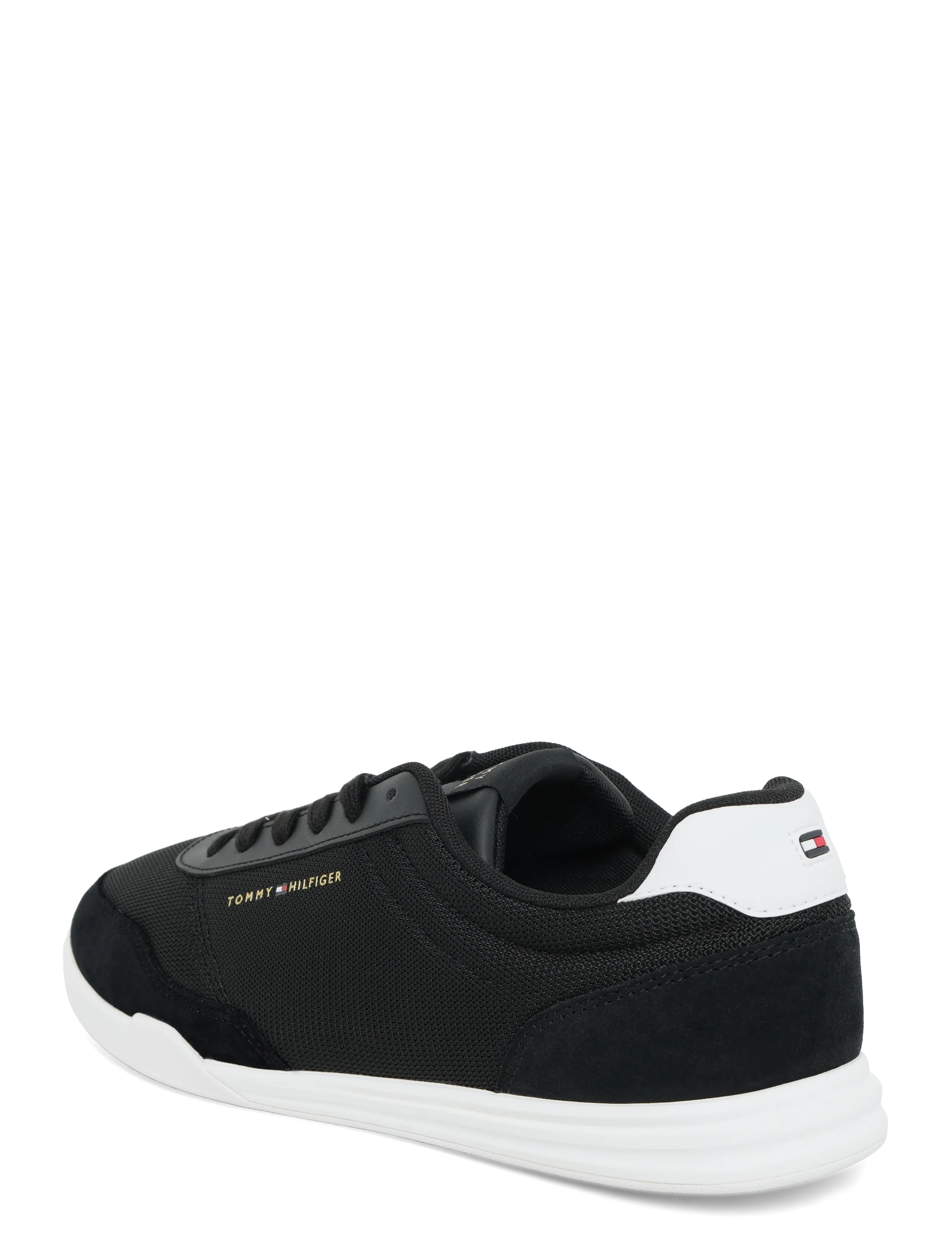 Tommy Hilfiger - LO PRO CUPSOLE NYLON SUEDE MIX - lave sneakers - black - 1