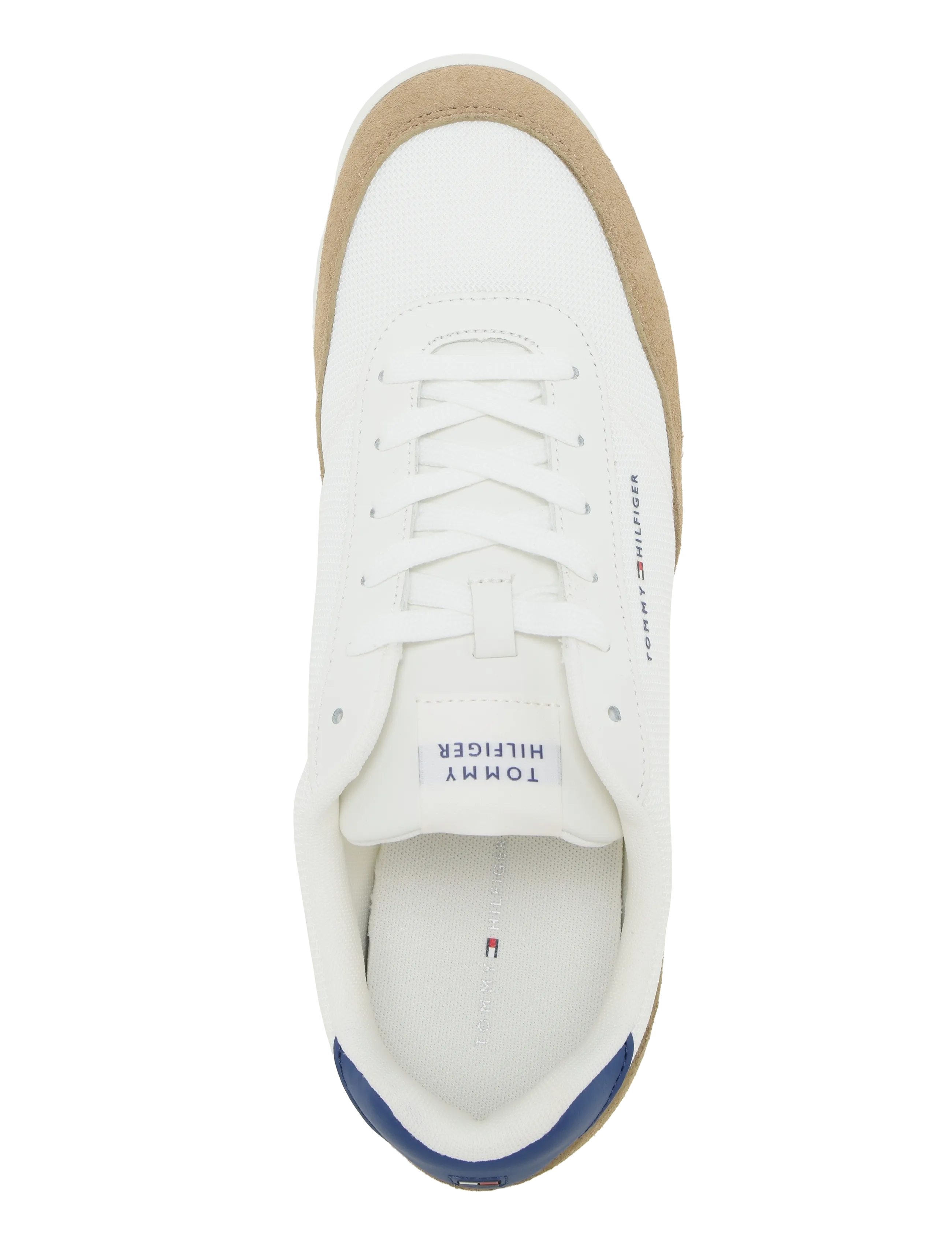 Tommy Hilfiger - LO PRO CUPSOLE NYLON SUEDE MIX - lave sneakers - ecru - 3
