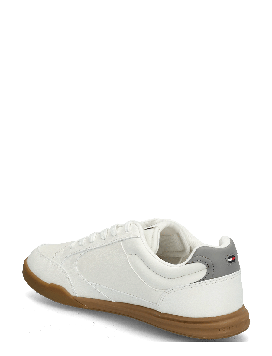 Tommy Hilfiger - LOW PRO CUPSOLE PERF LEATHER - låga sneakers - ecru universal grey - 1