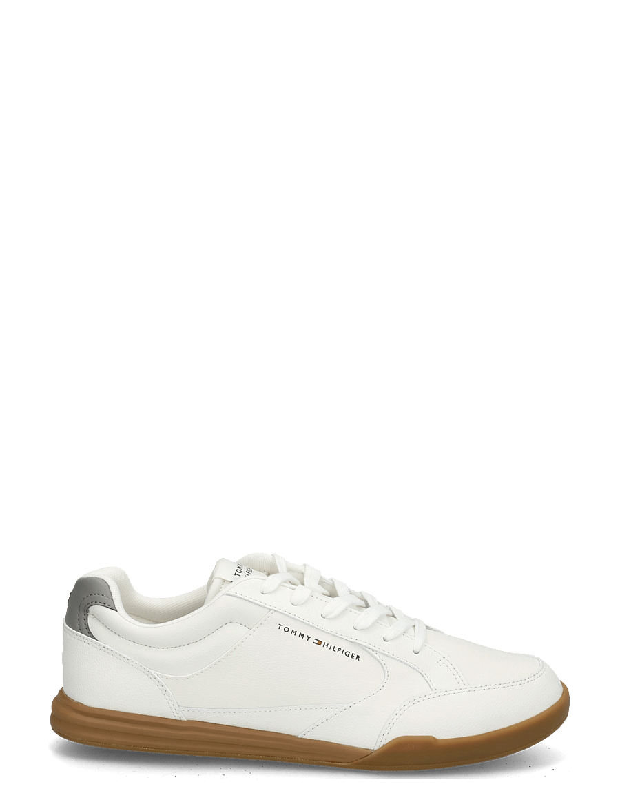 Tommy Hilfiger - LOW PRO CUPSOLE PERF LEATHER - låga sneakers - ecru universal grey - 2