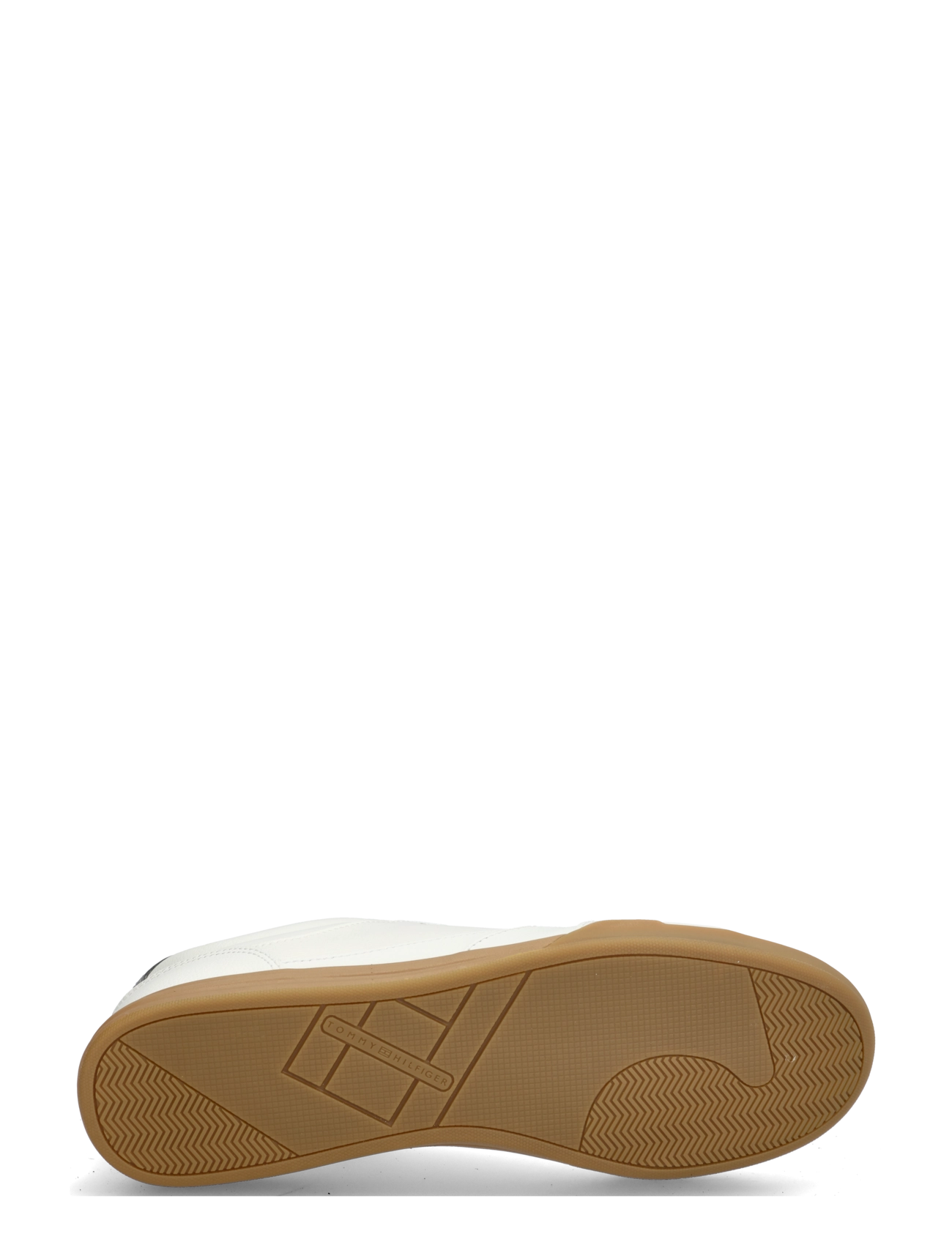 Tommy Hilfiger - LOW PRO CUPSOLE  PERF LEATHER - låga sneakers - ecru universal grey - 4