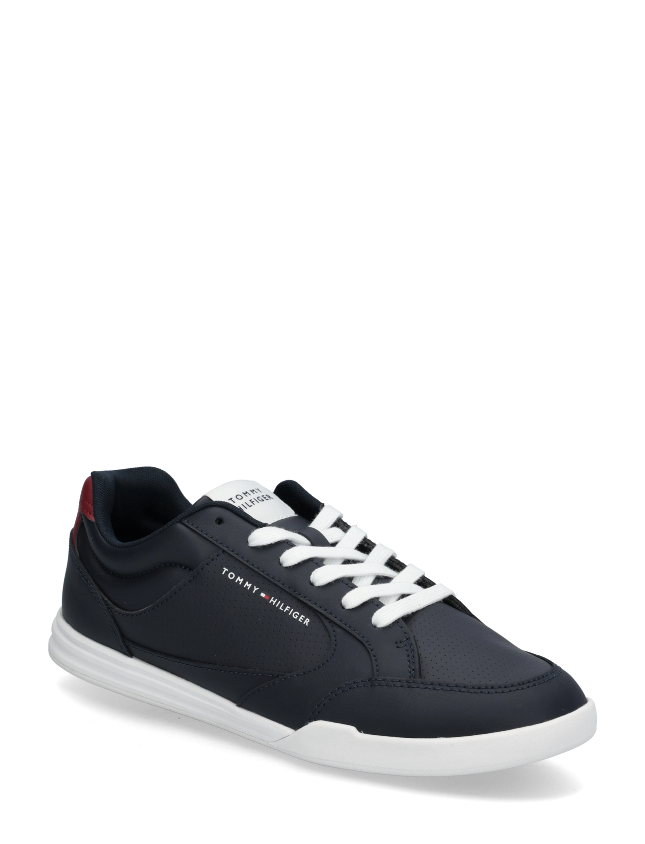 Tommy Hilfiger LOW PRO CUPSOLE  PERF LEATHER - Schuhe - RWB / navy