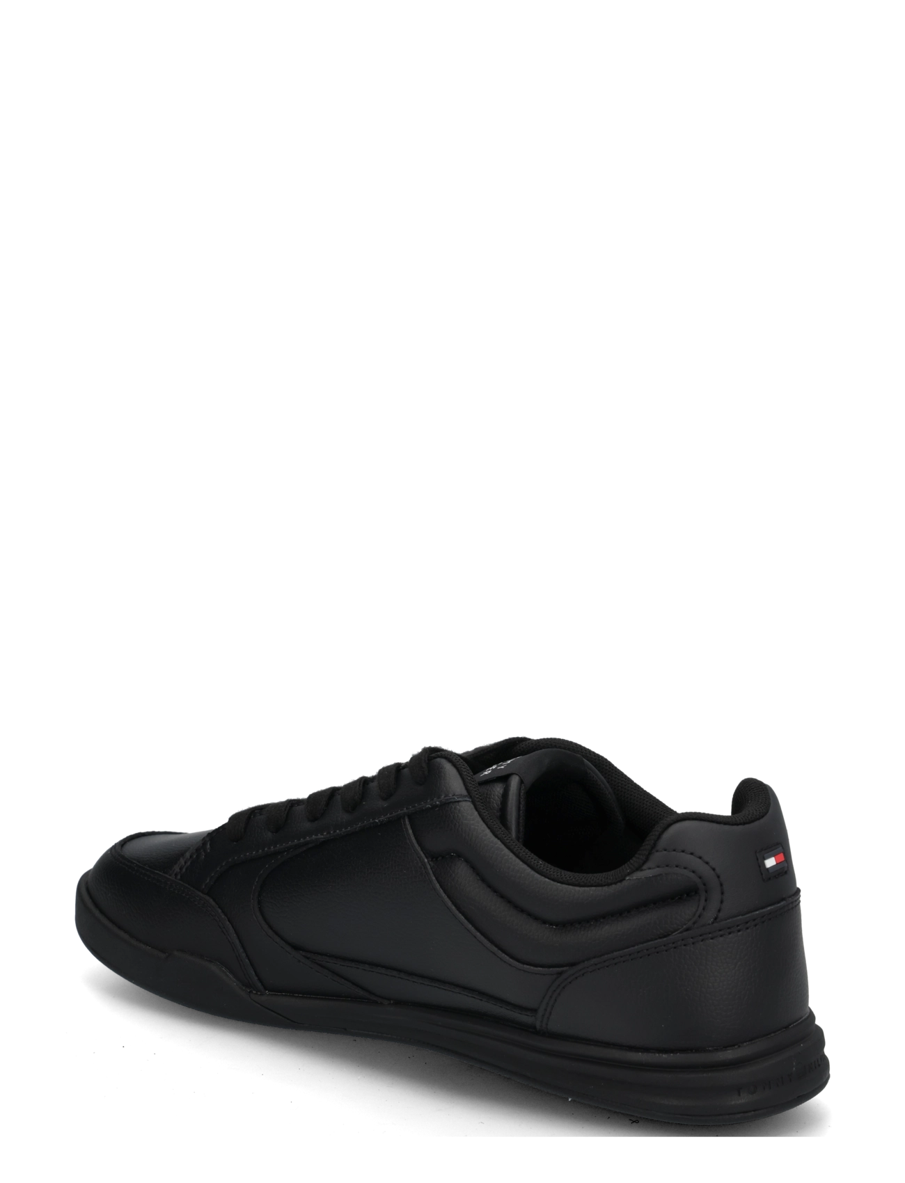 Tommy Hilfiger - LOW PRO CUPSOLE  PERF LEATHER - low-top sneaker - triple black - 1
