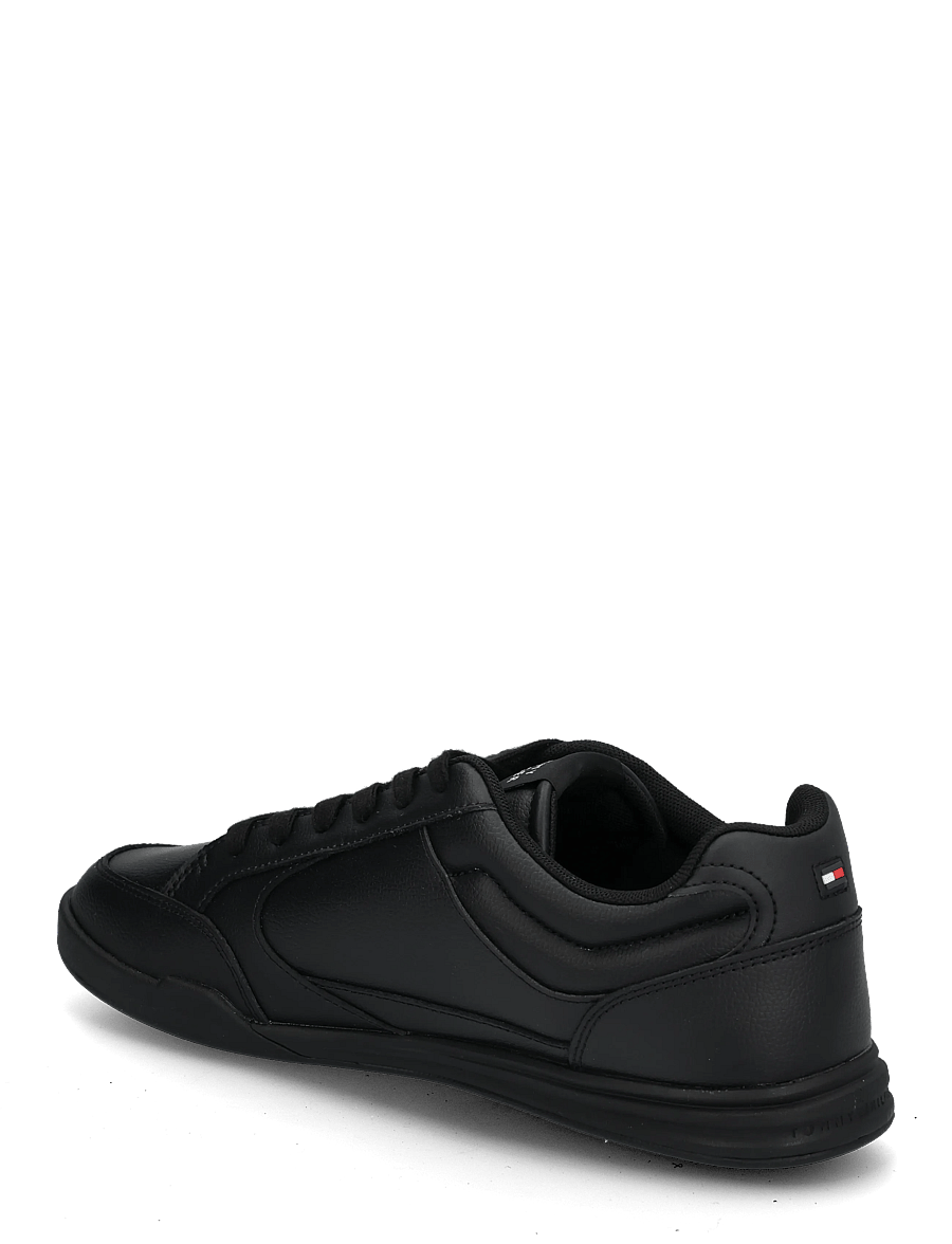 Tommy Hilfiger - LOW PRO CUPSOLE PERF LEATHER - nach anlass kaufen - triple black - 1
