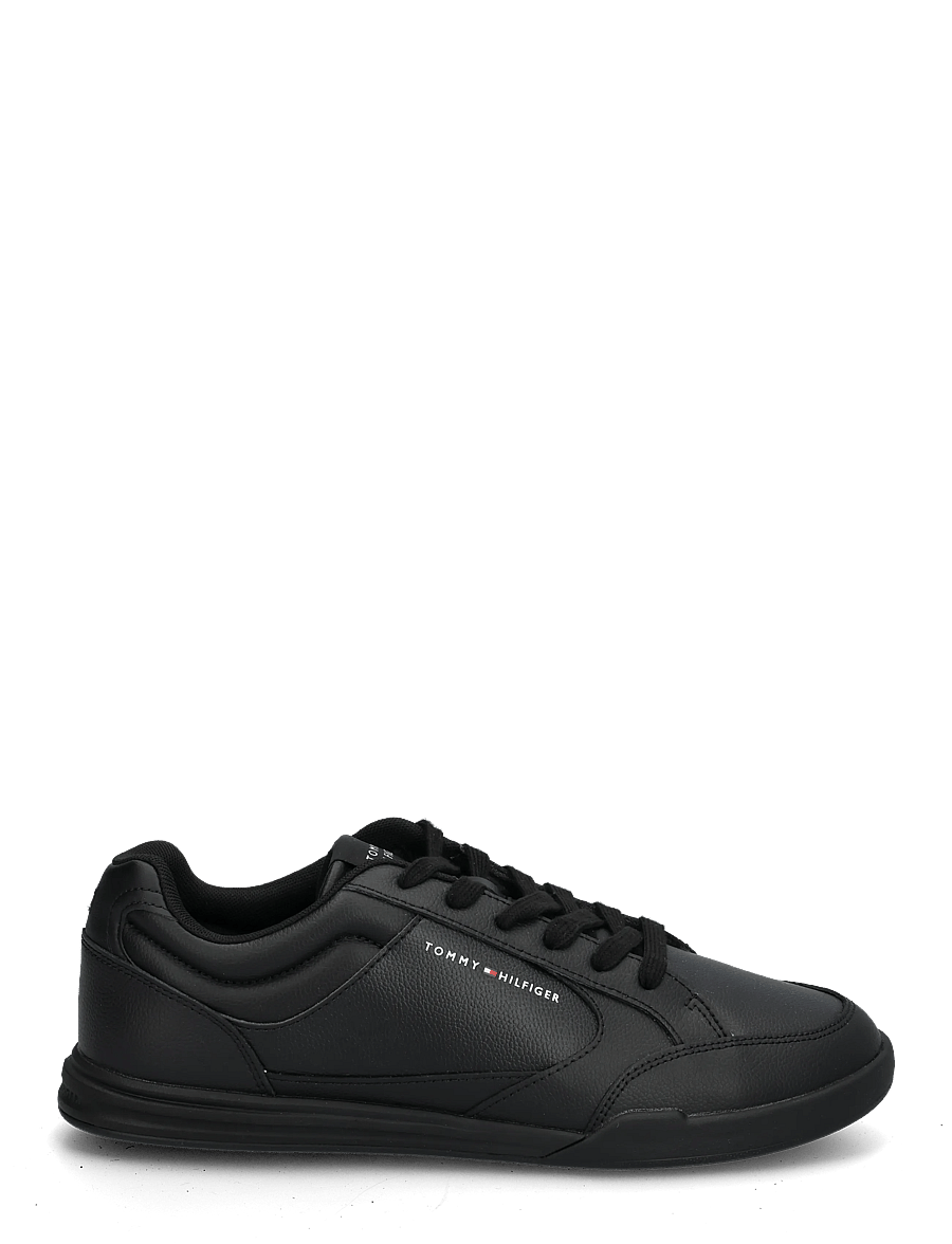 Tommy Hilfiger - LOW PRO CUPSOLE PERF LEATHER - nach anlass kaufen - triple black - 2