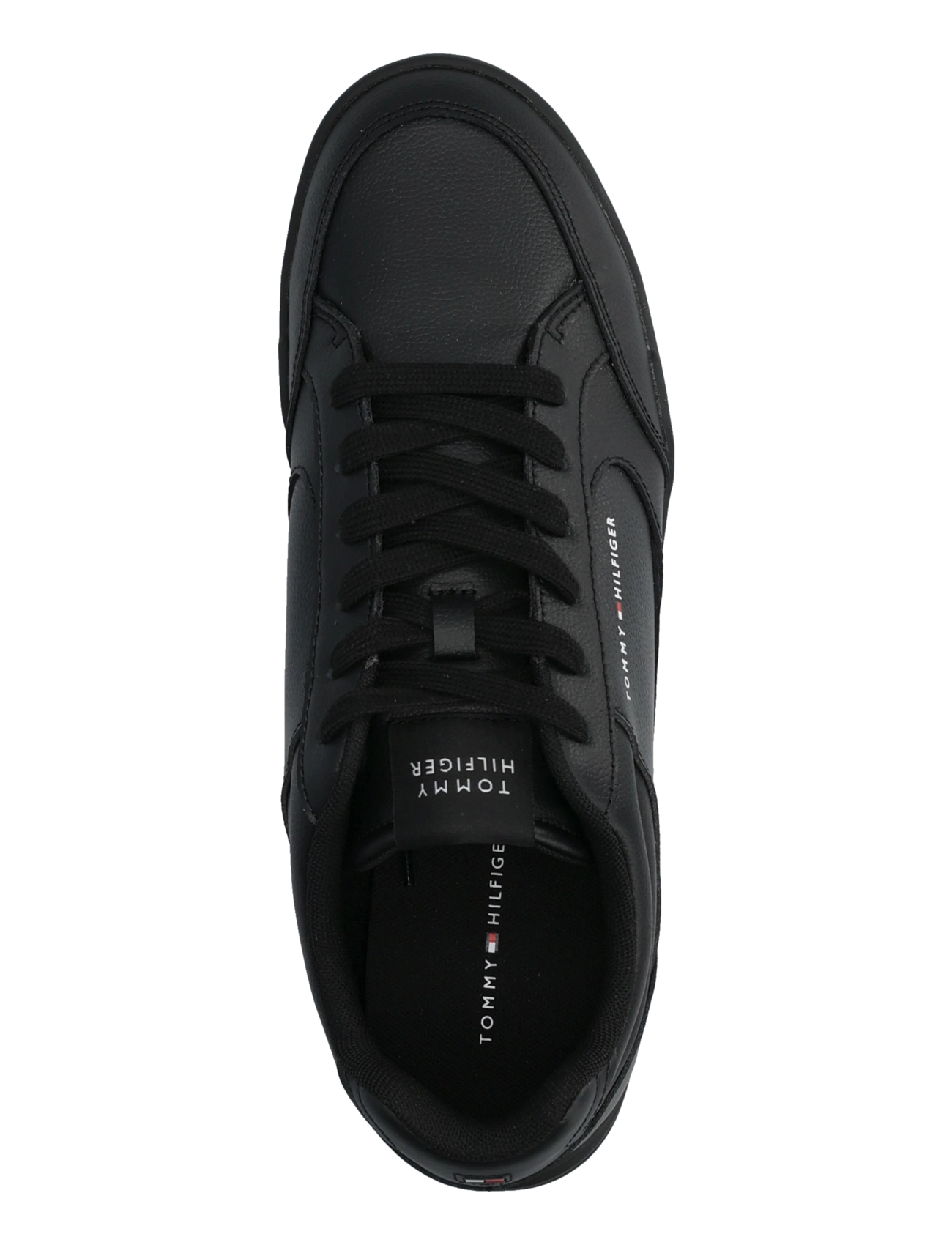 Tommy Hilfiger - LOW PRO CUPSOLE  PERF LEATHER - low-top sneaker - triple black - 3