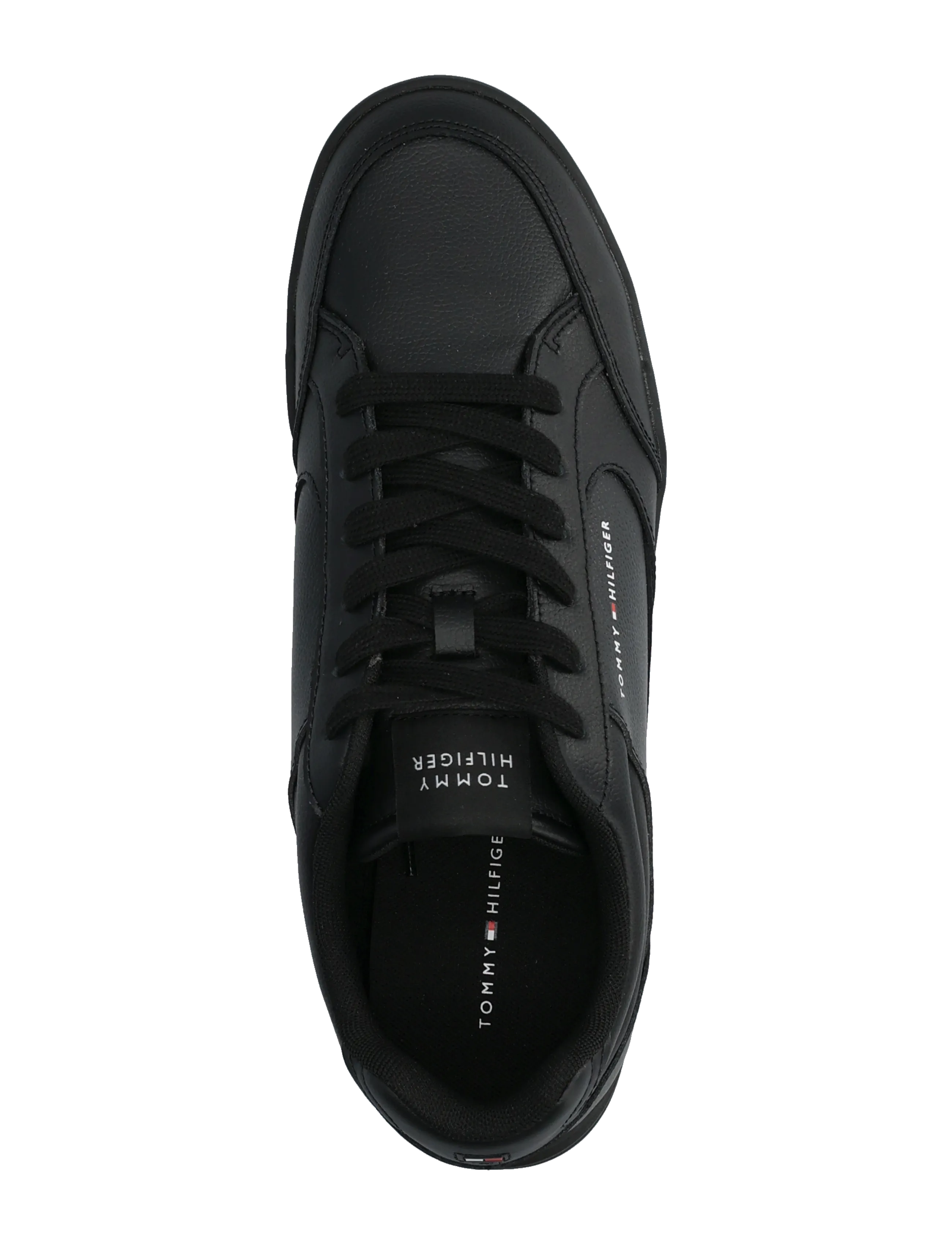 Tommy Hilfiger - LOW PRO CUPSOLE  PERF LEATHER - nach anlass kaufen - triple black - 3