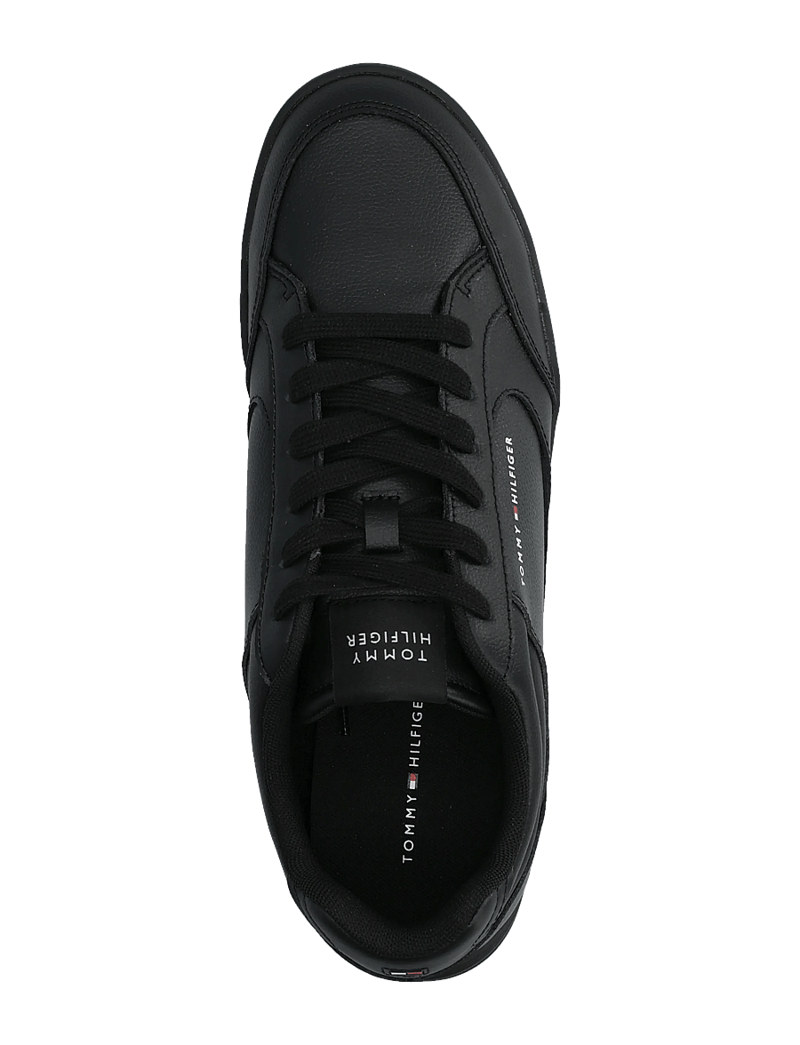 Tommy Hilfiger - LOW PRO CUPSOLE PERF LEATHER - nach anlass kaufen - triple black - 3