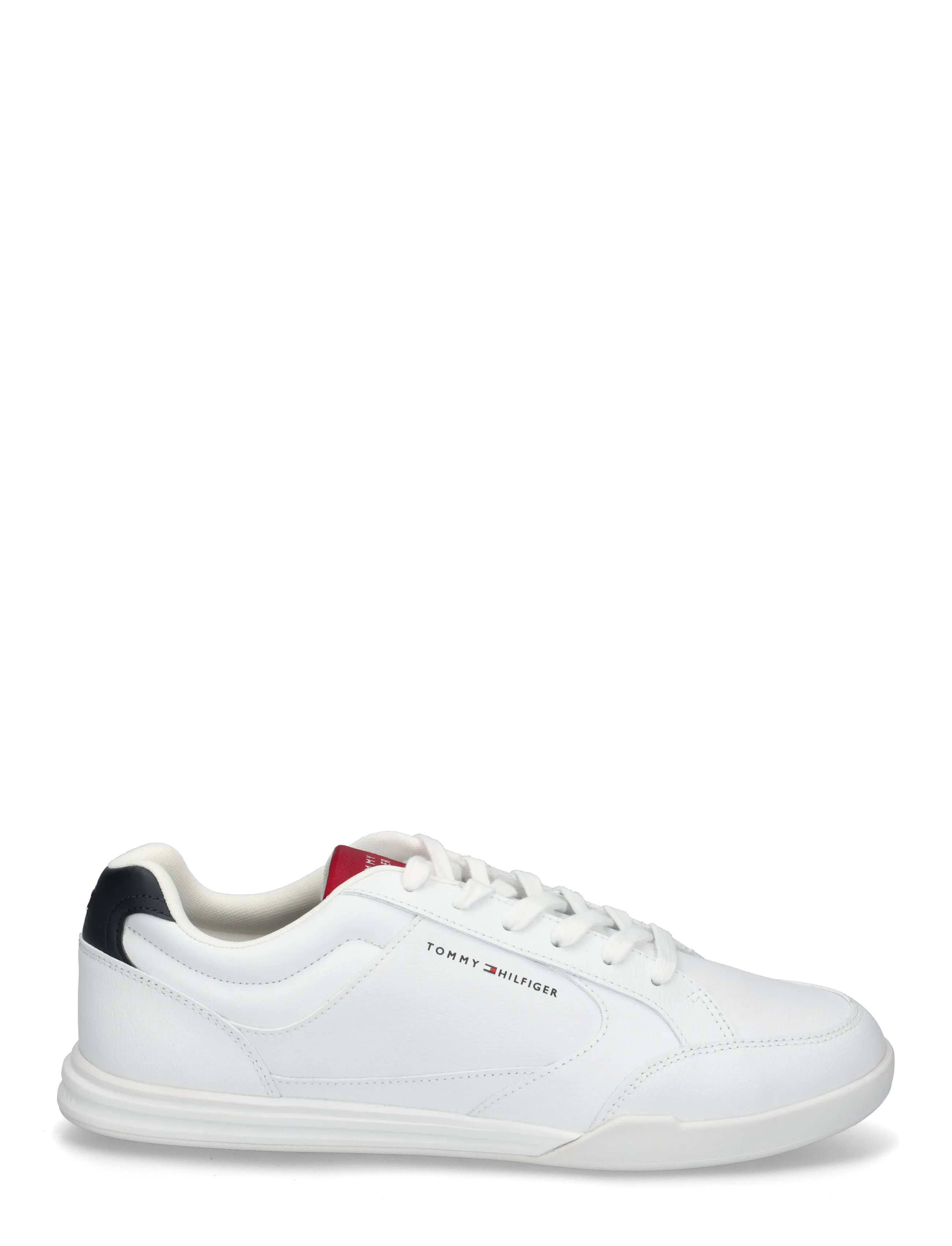 Tommy Hilfiger - LOW PRO CUPSOLE  PERF LEATHER - nach anlass kaufen - white rwb - 2