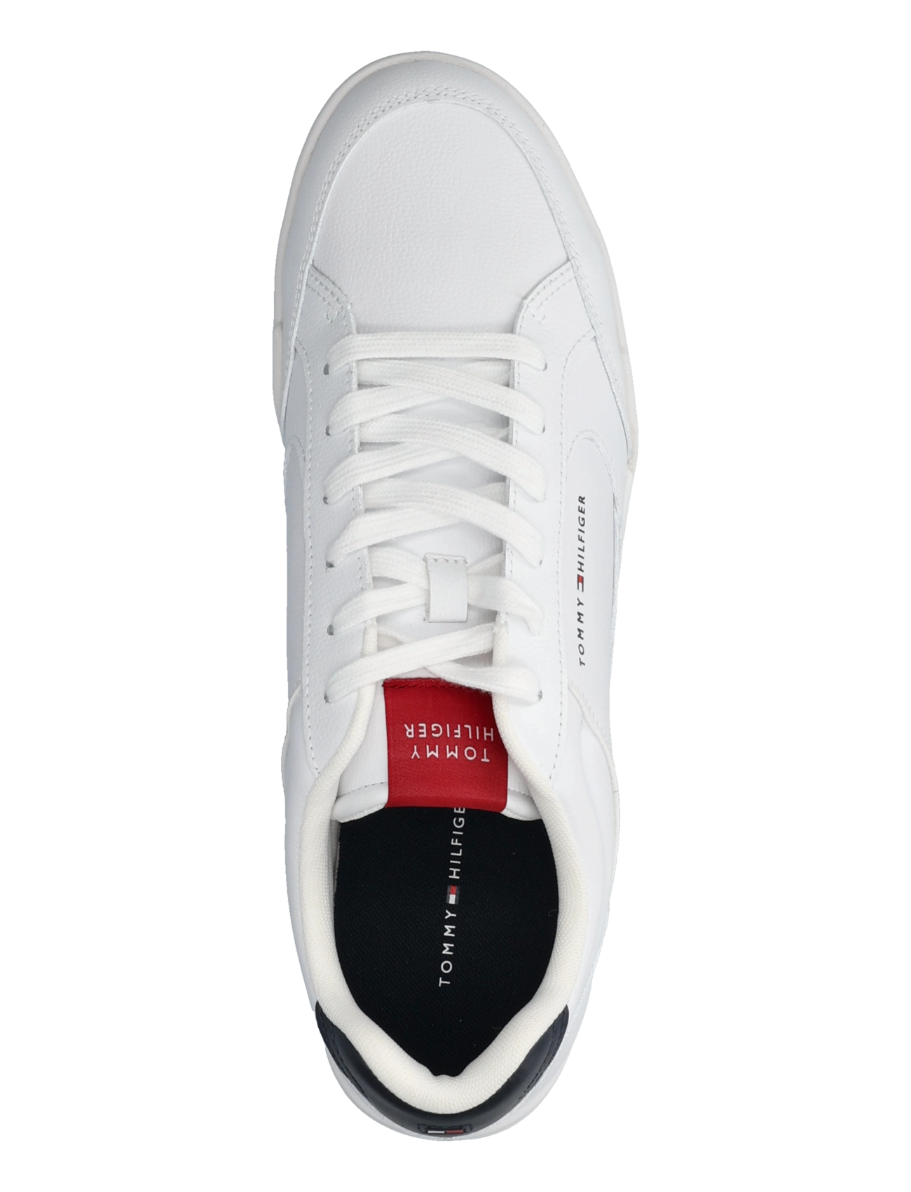 Tommy Hilfiger - LOW PRO CUPSOLE  PERF LEATHER - lave sneakers - white rwb - 3