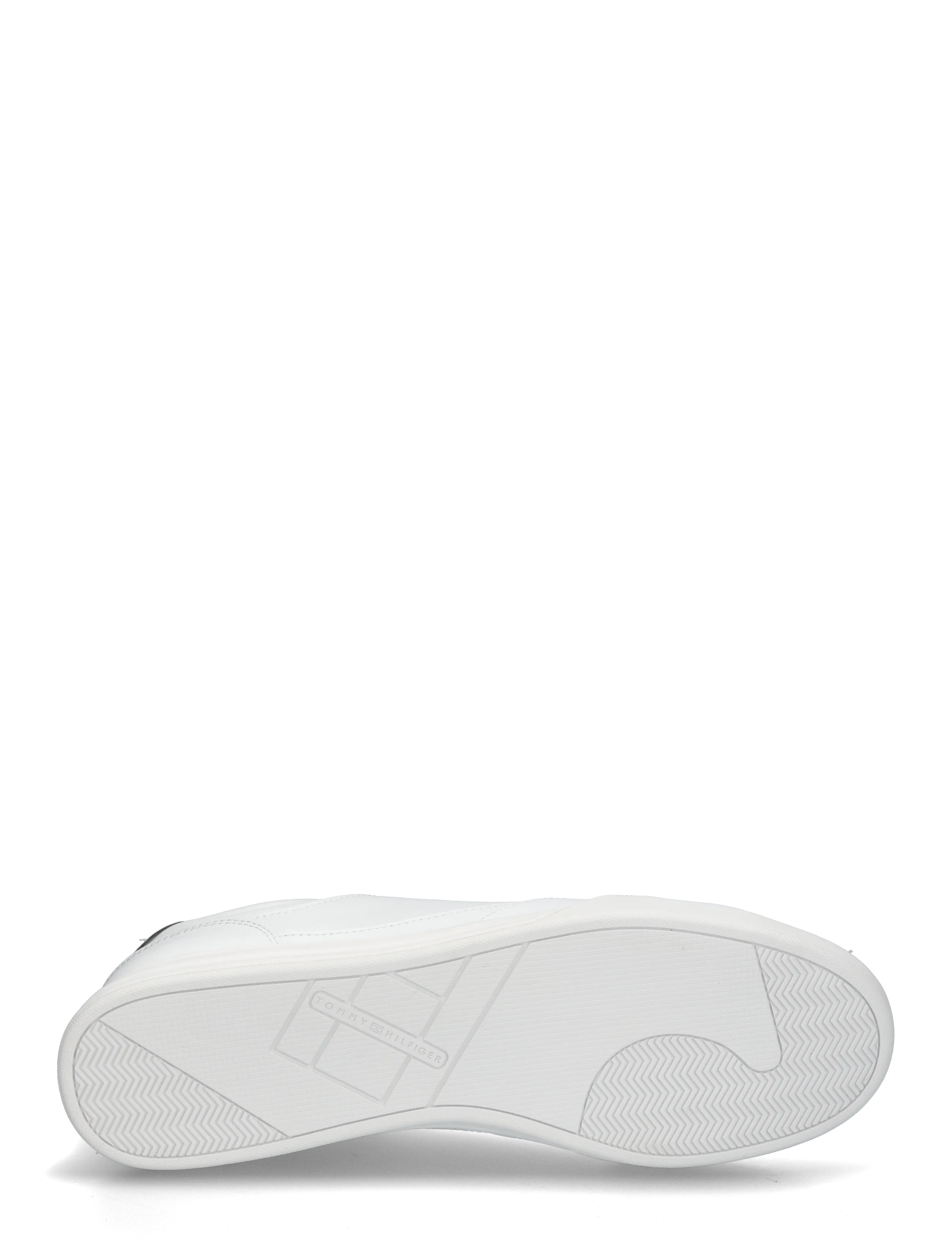 Tommy Hilfiger - LOW PRO CUPSOLE  PERF LEATHER - kupuj według okazji - white rwb - 4