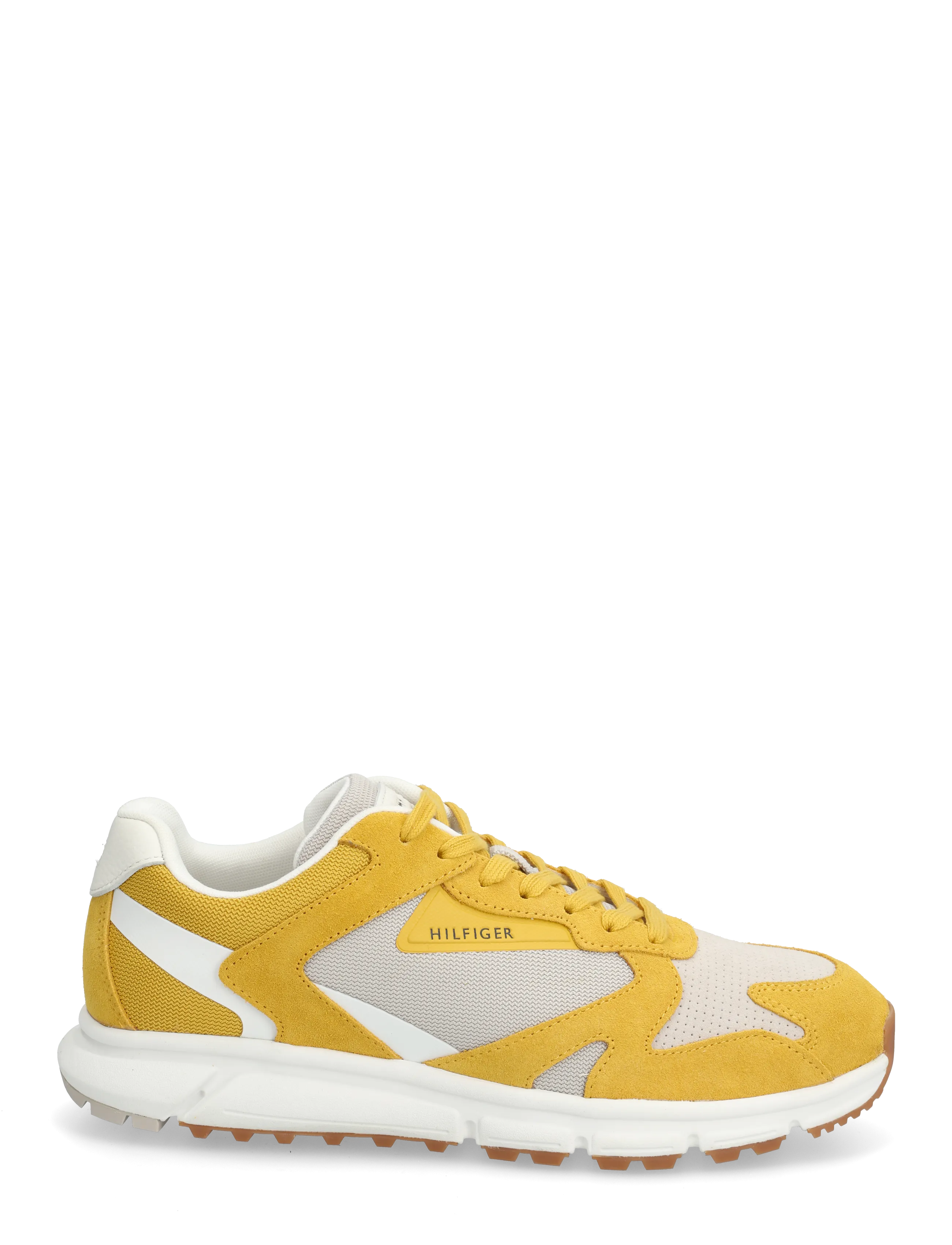 Tommy Hilfiger - OUTDOOR RUNNER MIX MATERIAL - lave sneakers - yellow mix - 1