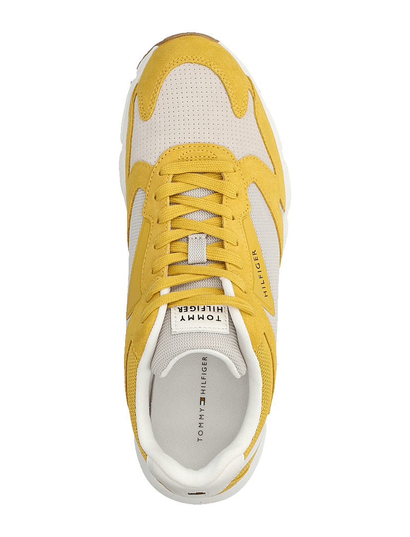 Tommy Hilfiger - OUTDOOR RUNNER MIX MATERIAL - lágir strigaskór - yellow mix - 3