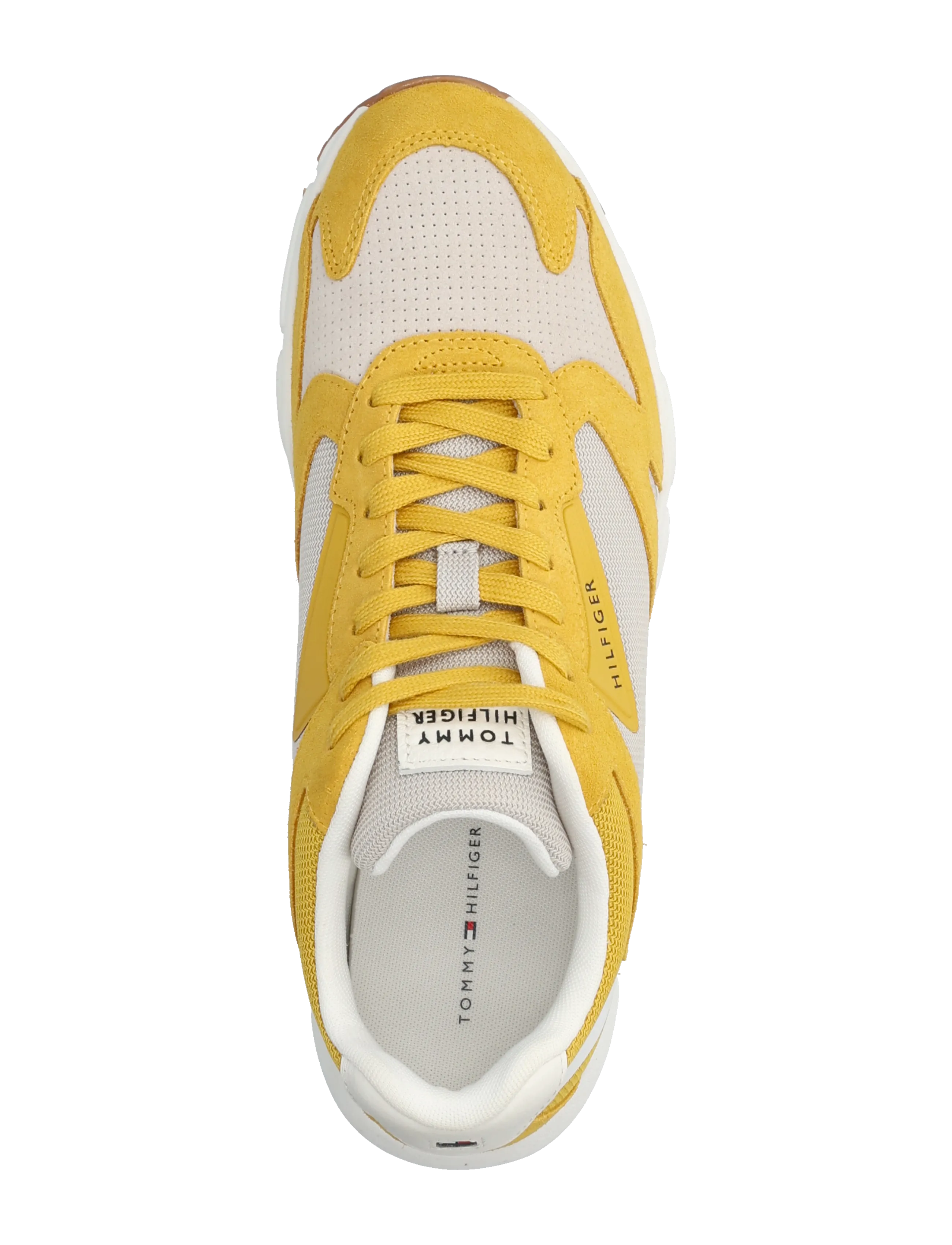 Tommy Hilfiger - OUTDOOR RUNNER MIX MATERIAL - lave sneakers - yellow mix - 3