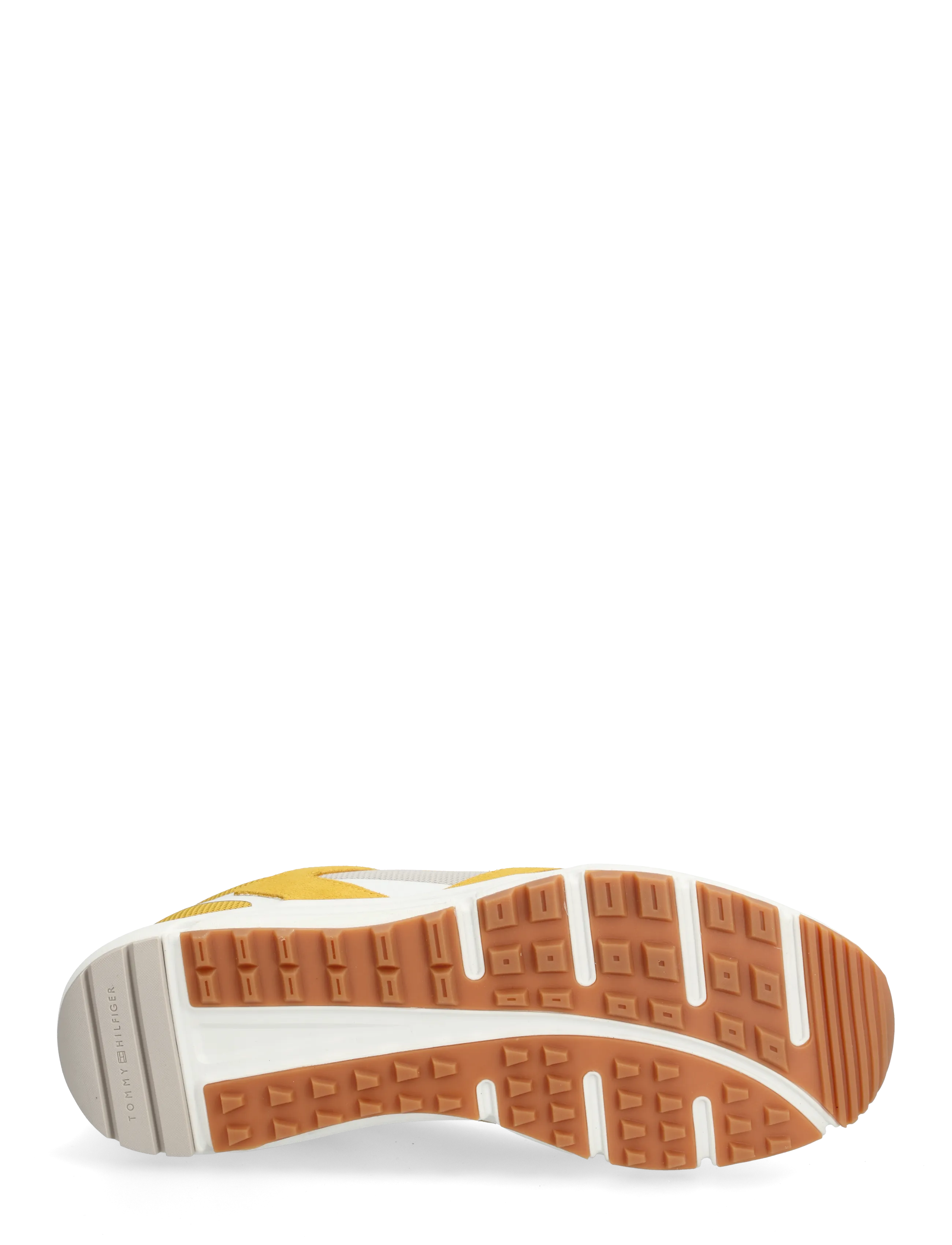 Tommy Hilfiger - OUTDOOR RUNNER MIX MATERIAL - lave sneakers - yellow mix - 4