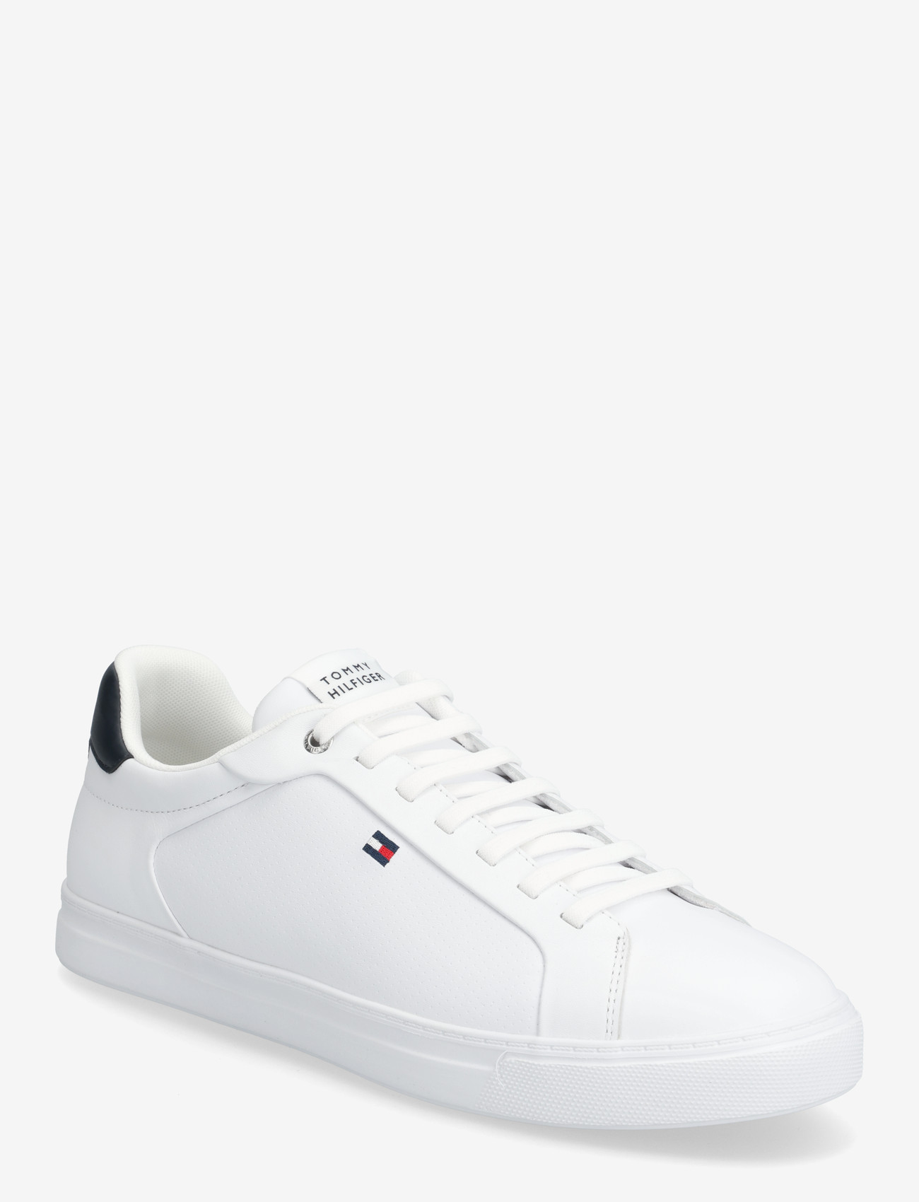 Tommy Hilfiger - ICON COURT LIGHT LEATHER - madala säärega tossud - white - 0
