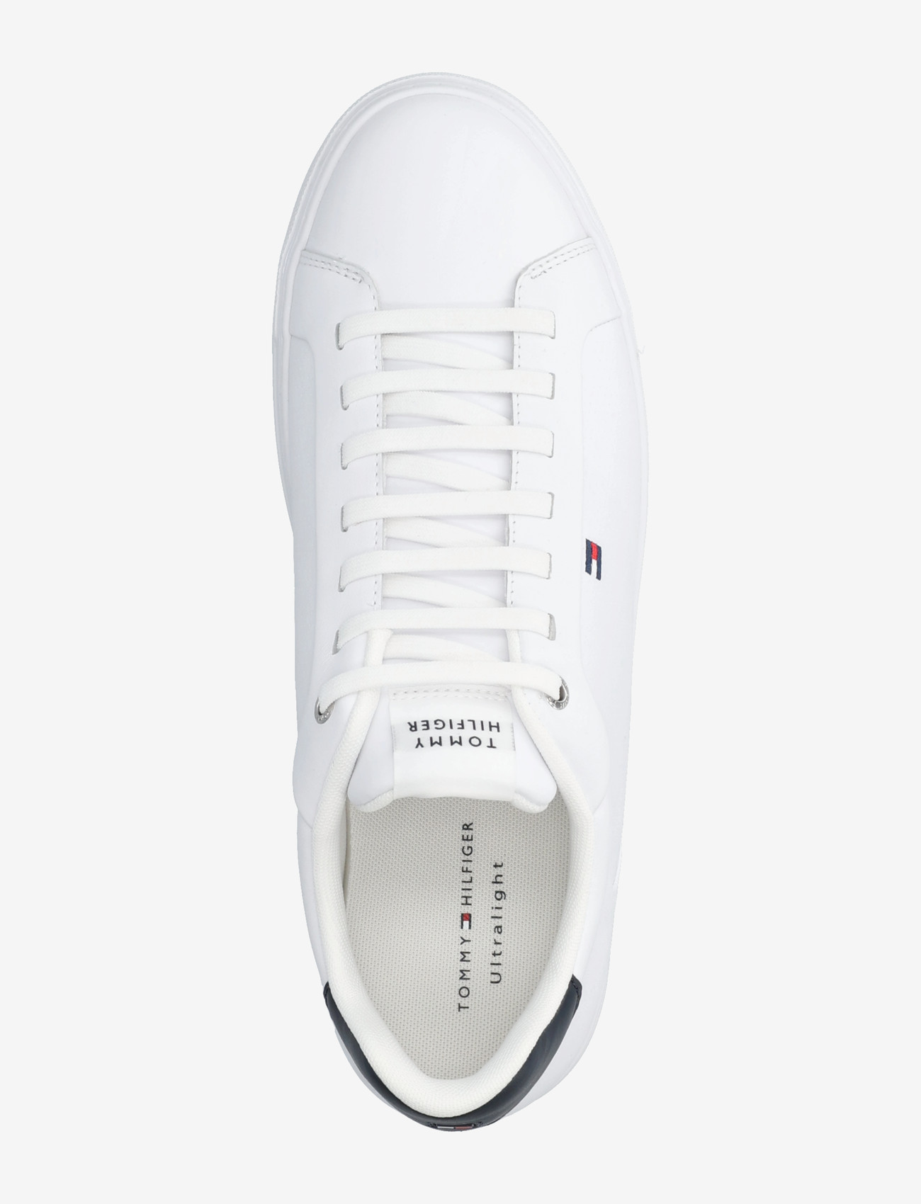 Tommy Hilfiger - ICON COURT LIGHT LEATHER - madala säärega tossud - white - 3