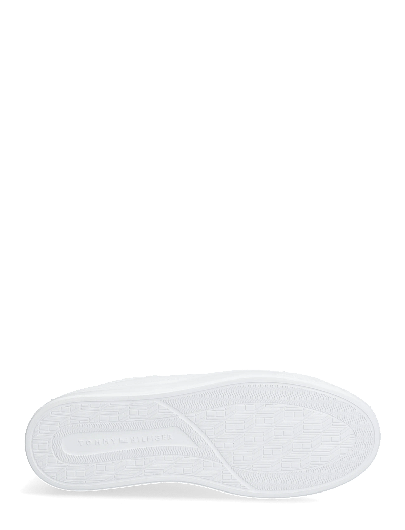 Tommy Hilfiger - ICON COURT LIGHT LEATHER - madala säärega tossud - white - 4