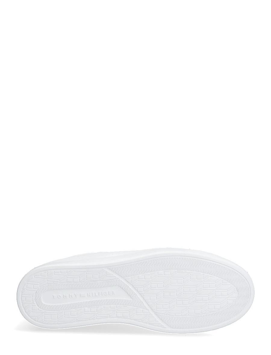 Tommy Hilfiger - ICON COURT LIGHT LEATHER - niedriger schnitt - white - 4