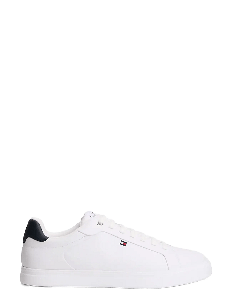 Tommy Hilfiger - ICON COURT LIGHT LEATHER - madala säärega tossud - white - 5