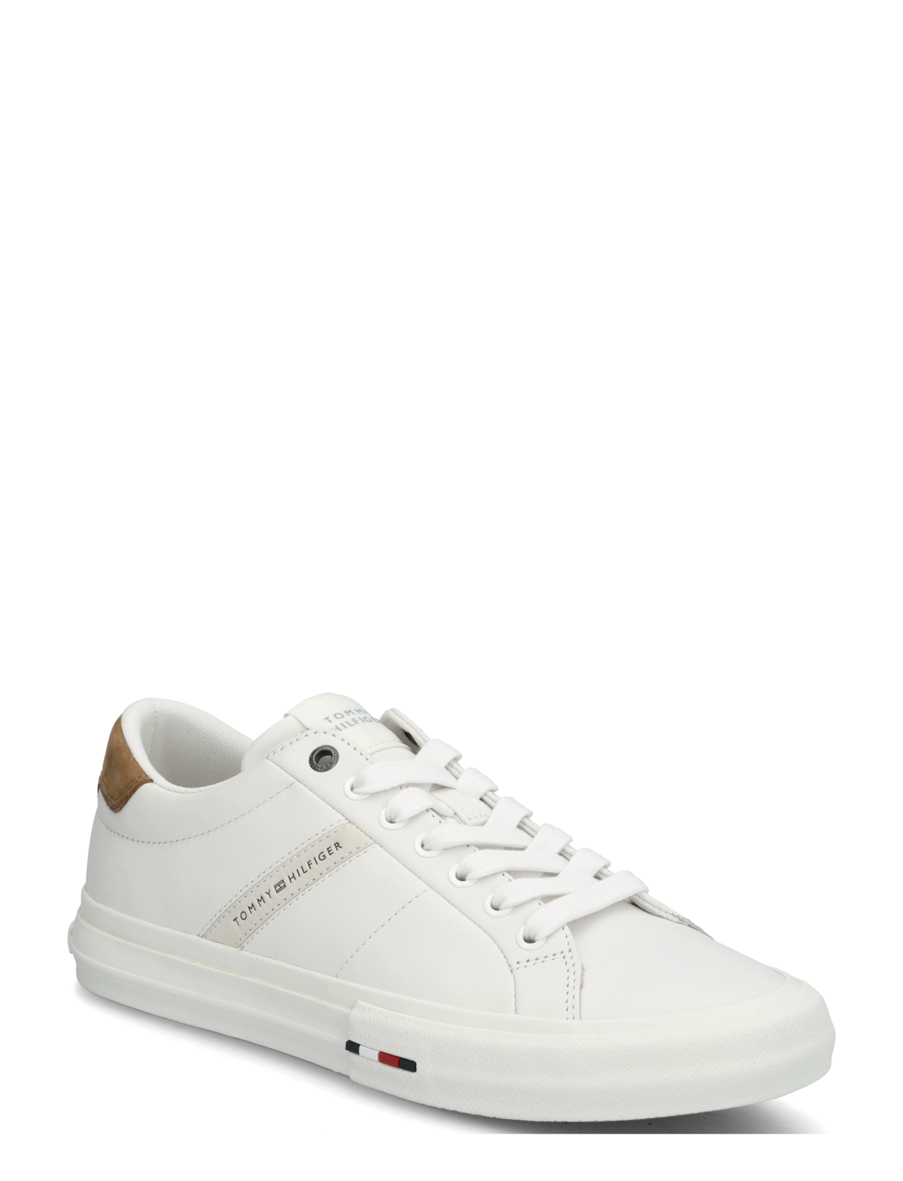 Tommy Hilfiger PREMIUM LTH VULC LONG LACE - Schuhe - ECRU VINTAGE CAMEL / cream