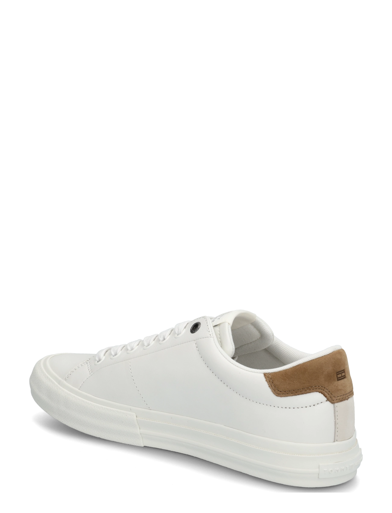 Tommy Hilfiger - PREMIUM LTH VULC LONG LACE - low-top sneaker - ecru vintage camel - 1