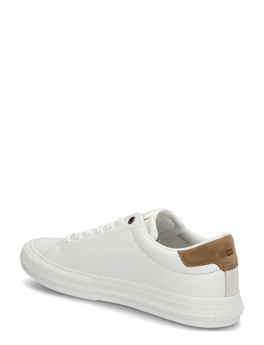Tommy Hilfiger - PREMIUM LTH VULC LONG LACE - low-top sneaker - ecru vintage camel - 1