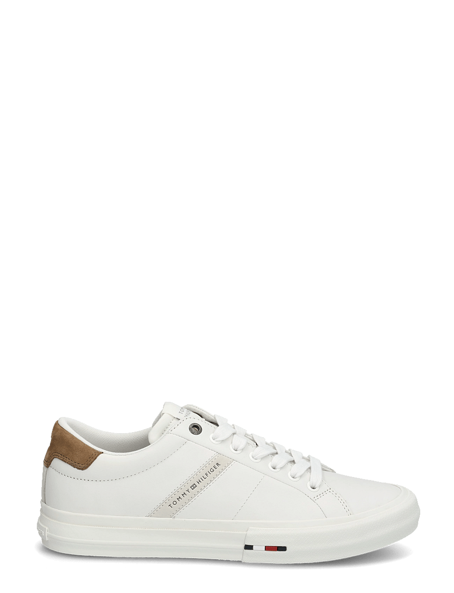 Tommy Hilfiger - PREMIUM LTH VULC LONG LACE - low-top sneaker - ecru vintage camel - 2