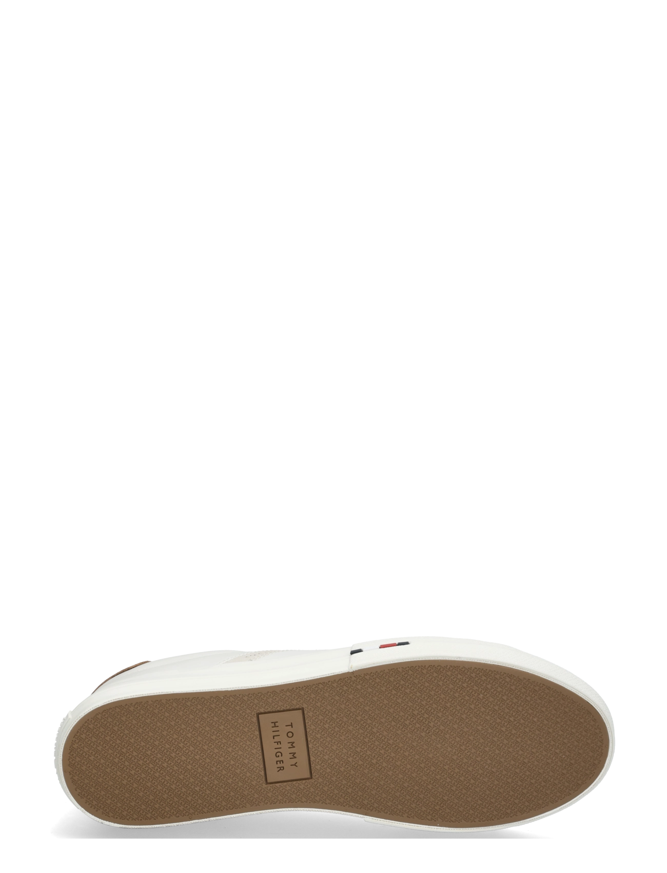 Tommy Hilfiger - PREMIUM LTH VULC LONG LACE - low-top sneaker - ecru vintage camel - 4
