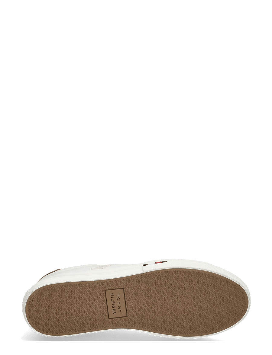 Tommy Hilfiger - PREMIUM LTH VULC LONG LACE - low-top sneaker - ecru vintage camel - 4