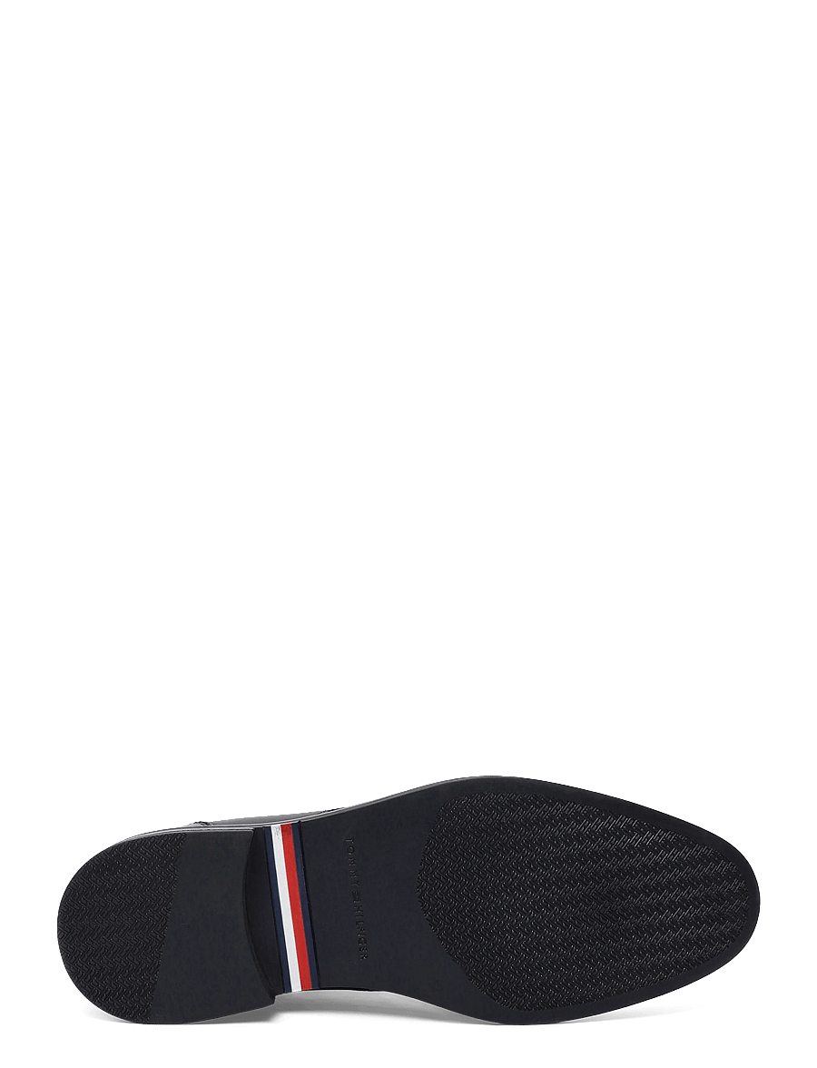 Tommy Hilfiger - CORPORATE DRESSY LTH LACE BOOT - chukka boots - black - 4