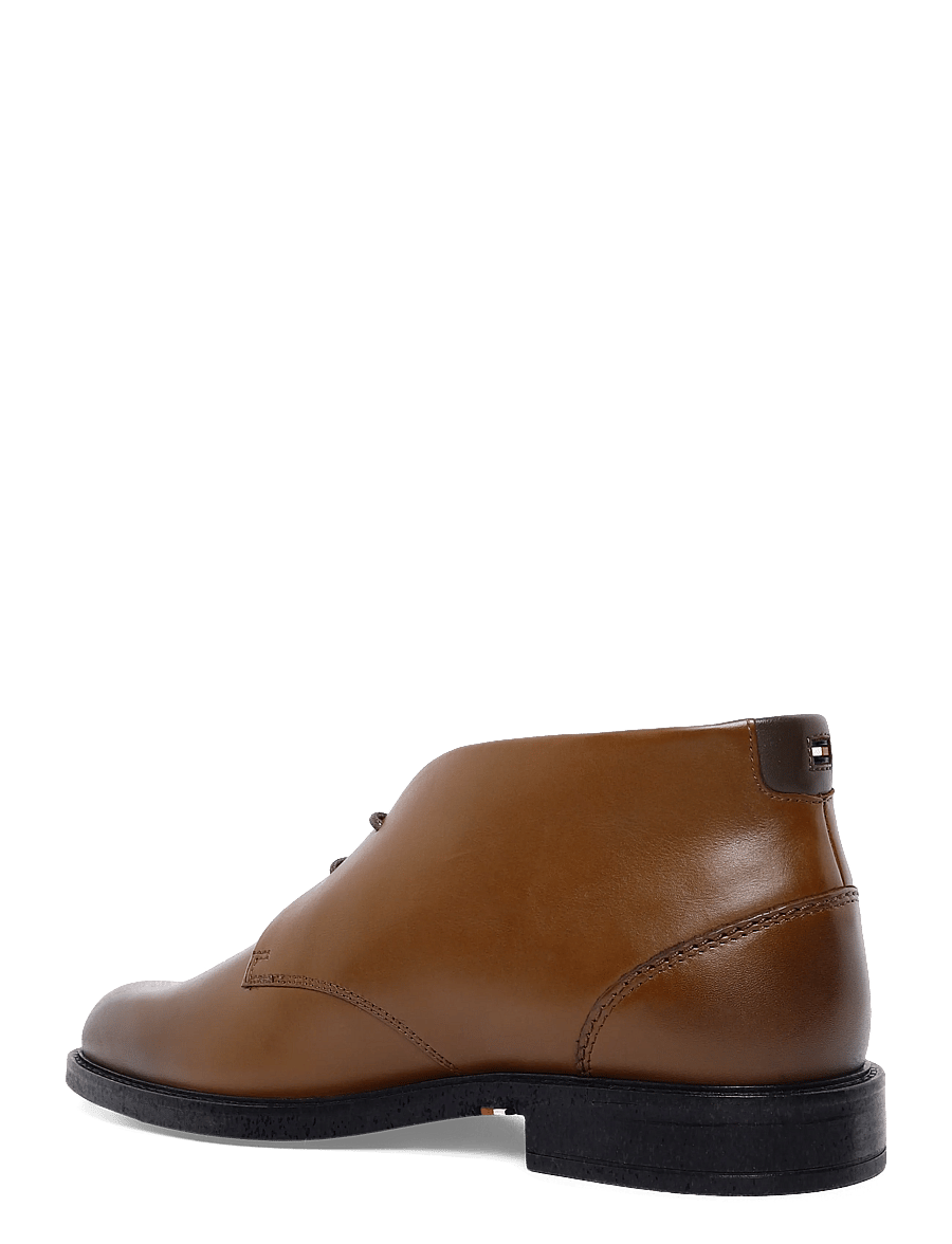 Tommy Hilfiger - CORPORATE DRESSY LTH LACE BOOT - chukka boots - winter cognac - 1