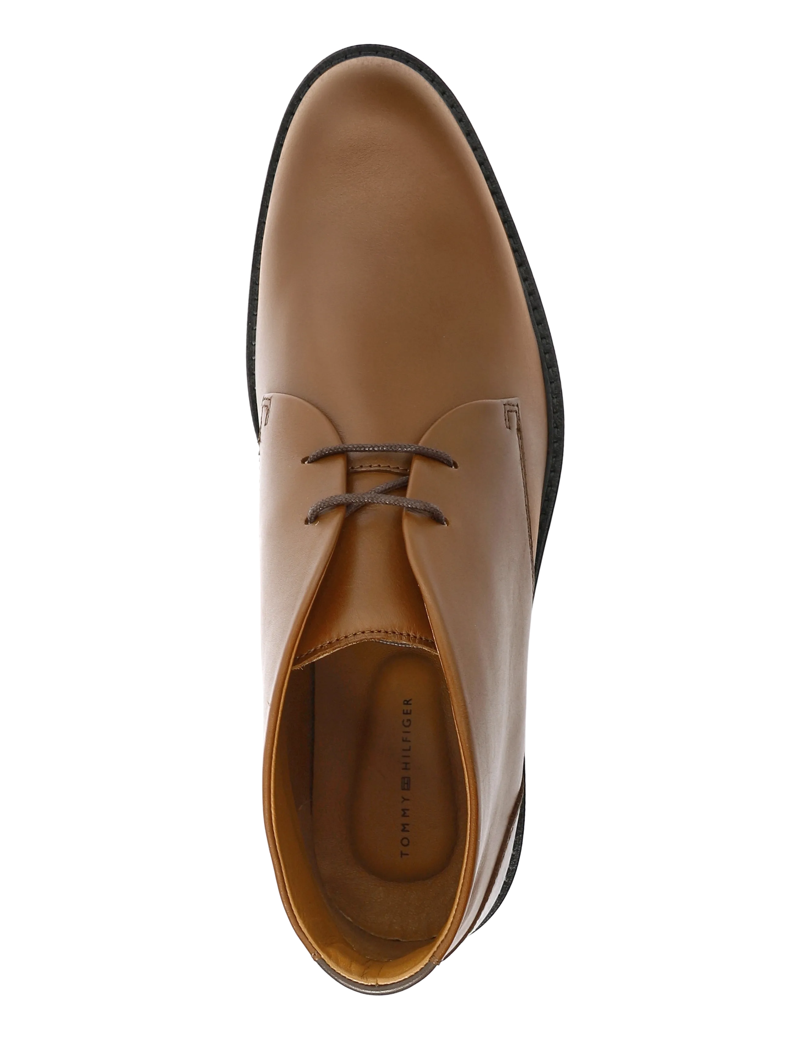 Tommy Hilfiger - CORPORATE DRESSY LTH LACE BOOT - chukka boots - winter cognac - 3