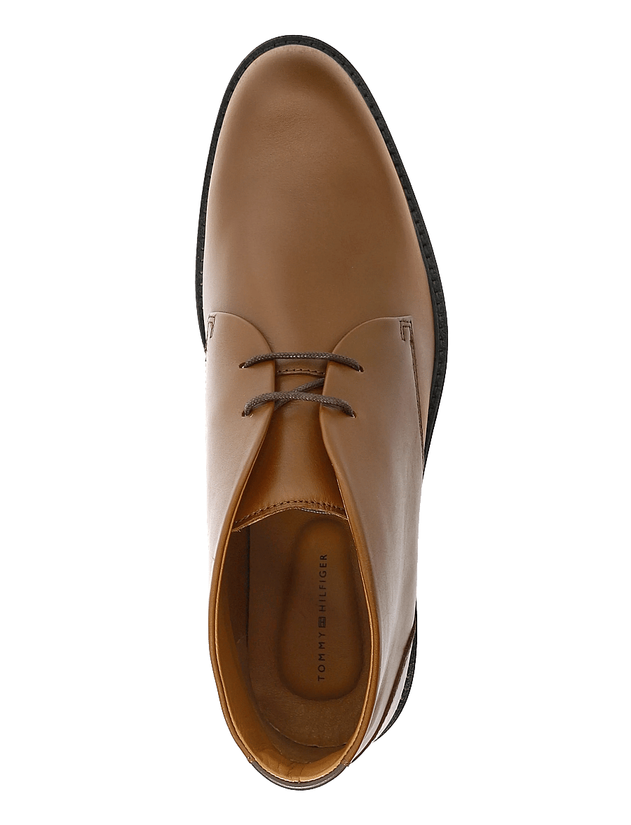 Tommy Hilfiger - CORPORATE DRESSY LTH LACE BOOT - chukka boots - winter cognac - 3