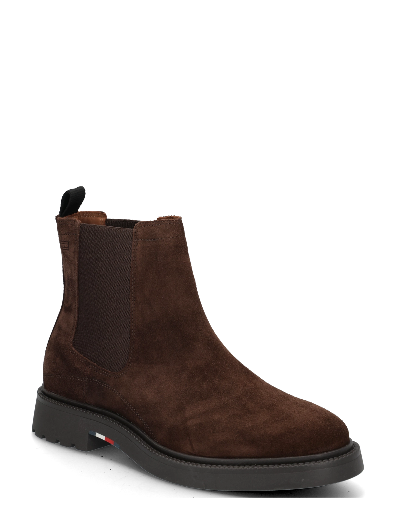 Tommy Hilfiger CORPORATE CASUAL SUEDE CHELSEA - Tommy Hilfiger - COCOA / brown