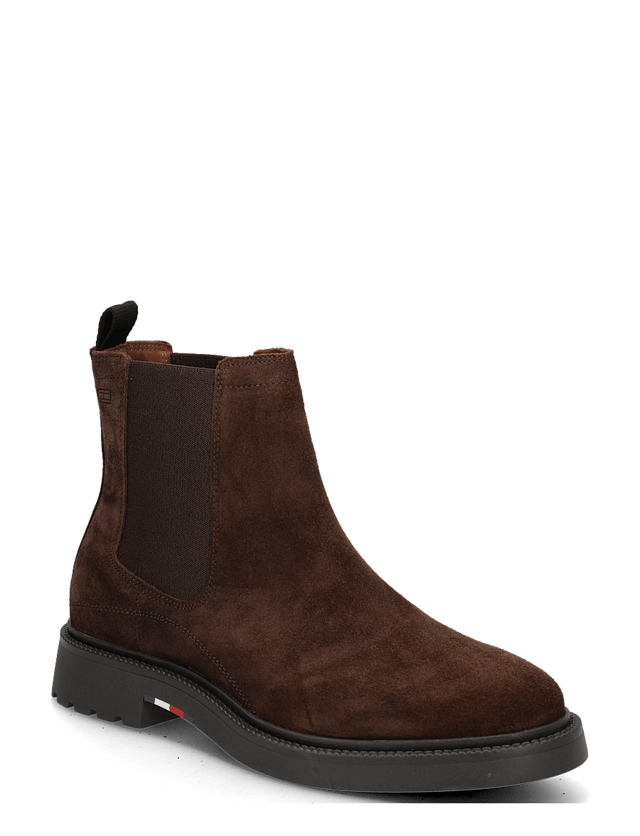 Tommy Hilfiger - CORPORATE CASUAL SUEDE CHELSEA - chelsea boots - cocoa - 0