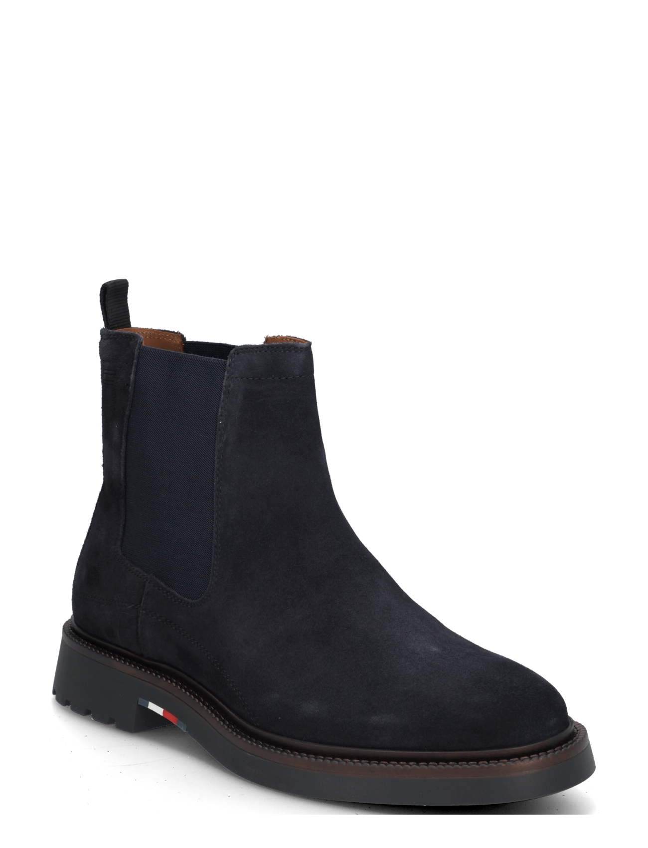 Tommy Hilfiger CORPORATE CASUAL SUEDE CHELSEA - Schuhe - NAVY BLUE / navy