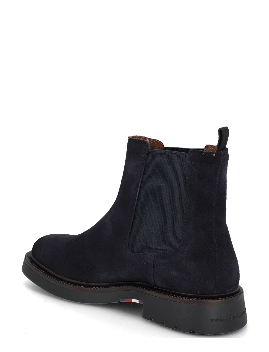 Tommy Hilfiger - CORPORATE CASUAL SUEDE CHELSEA - chelsea boots - navy blue - 1